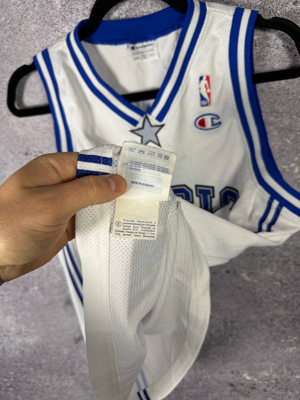Champion × NBA × Vintage FRANCIS 90's NBA MAGIC #3 Champion Jersey Blokcore Small Size US S / EU 44-46 / 1 - 11 Thumbnail