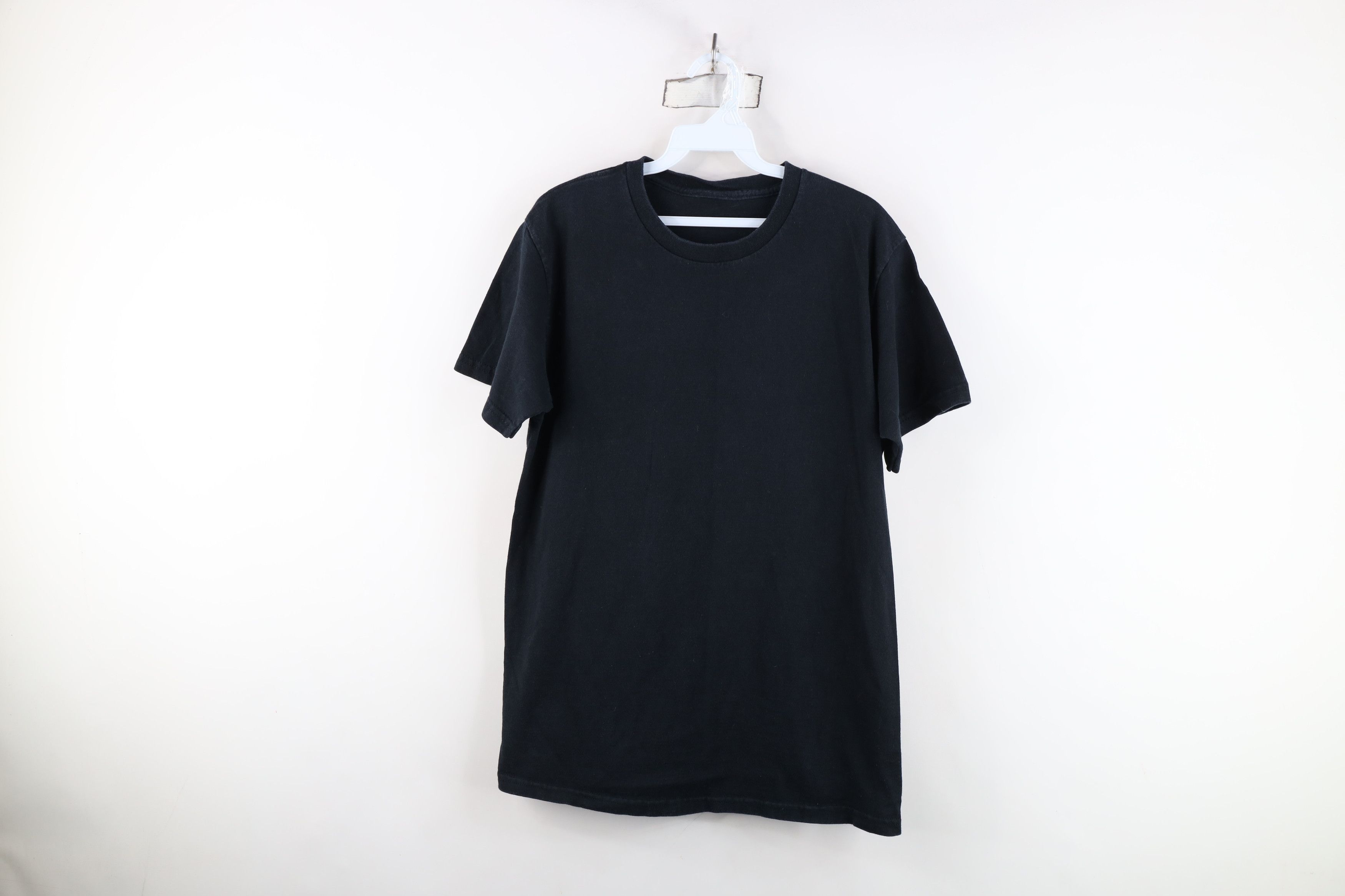 Vintage Vintage 90s Y2K Streetwear Short Sleeve T-Shirt Black Cotton Size US S / EU 44-46 / 1 - 1 Thumbnail