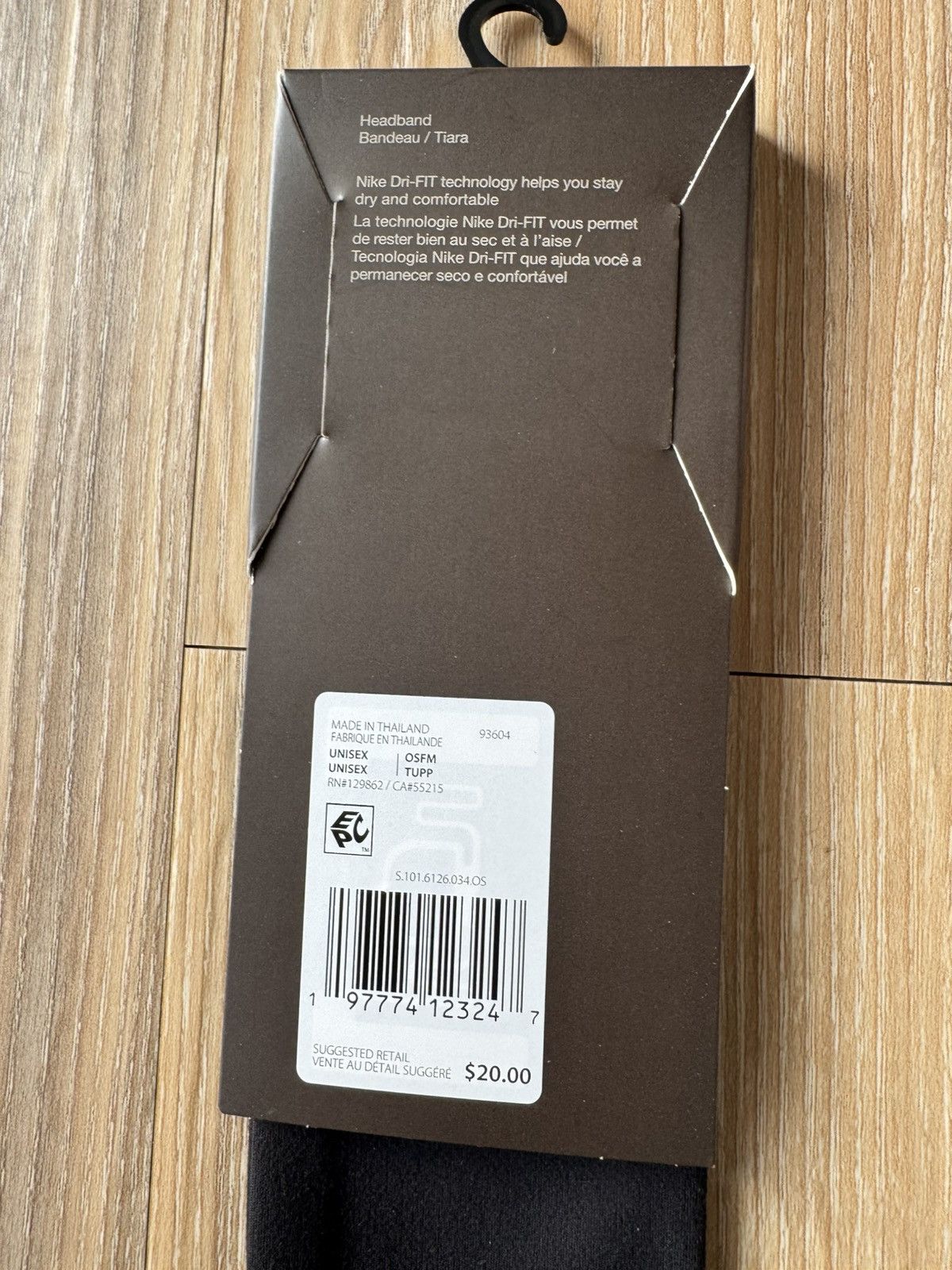Nike Nike Skims Headband Black NEW Size ONE SIZE - 3 Thumbnail