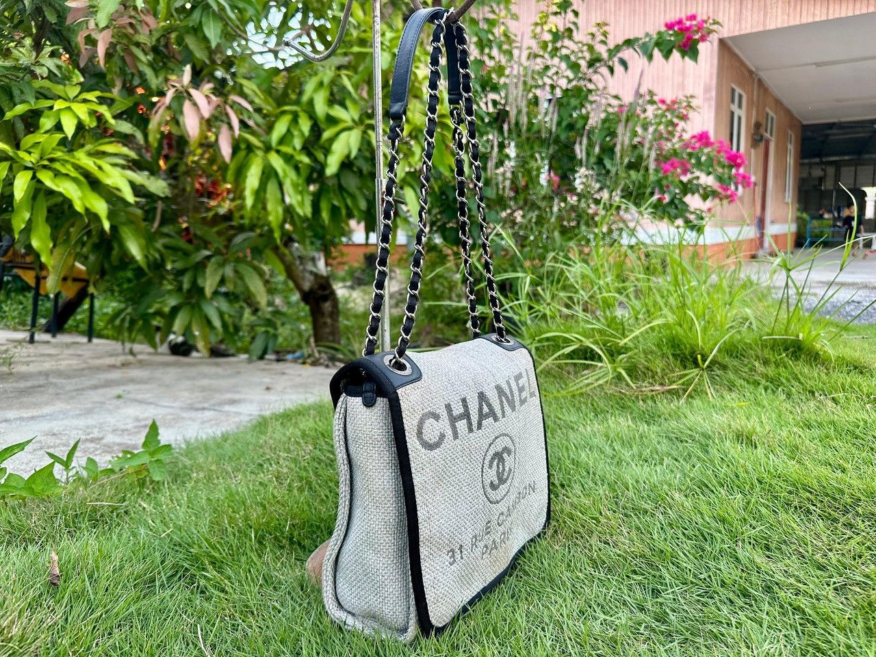 Chanel Authentic Chanel Deauville PM Shoulder Bag Size ONE SIZE - 3 Thumbnail