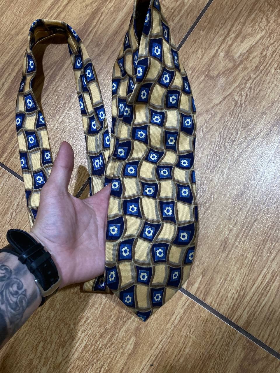 Hugo Boss Tie Vintage Hugo Boss One size luxury Y2K streetwear Size ONE SIZE - 5 Thumbnail