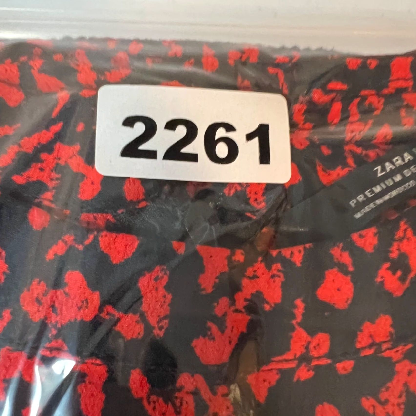Zara Zara Animal Print Dress Women Medium Red Black Long Sleeve Ruffle Short Party Casual Size M / US 6-8 / IT 42-44 - 8 Thumbnail