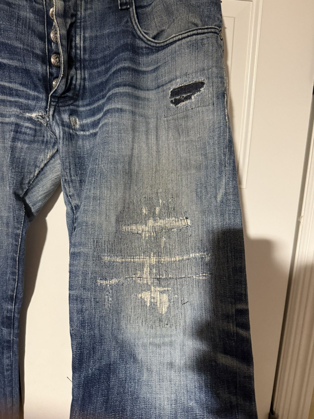 Chrome Hearts Chrome Hearts Japanese Reworked Denim Size US 34 / EU 50 - 4 Thumbnail