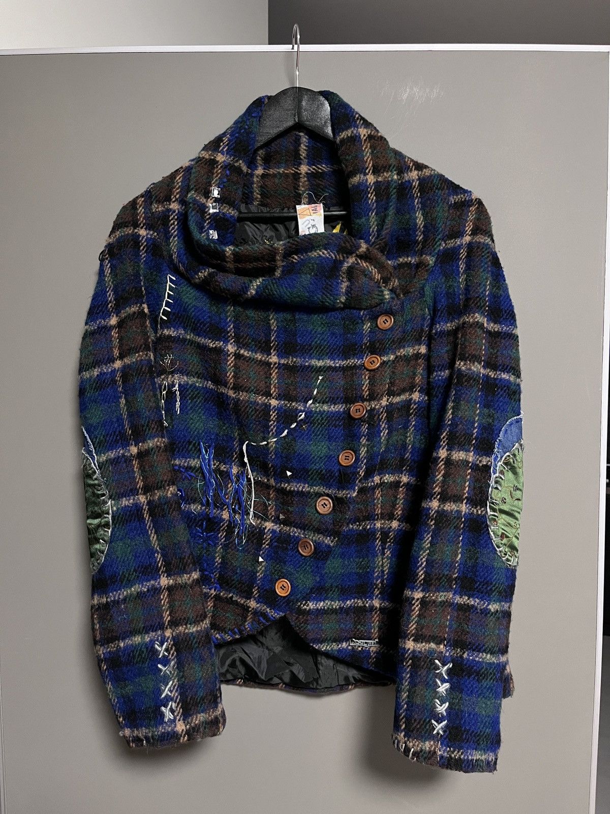 Desigual Desigual Hobo Style Wool Boho Jacket Size L / US 10 / IT 46 - 4 Thumbnail