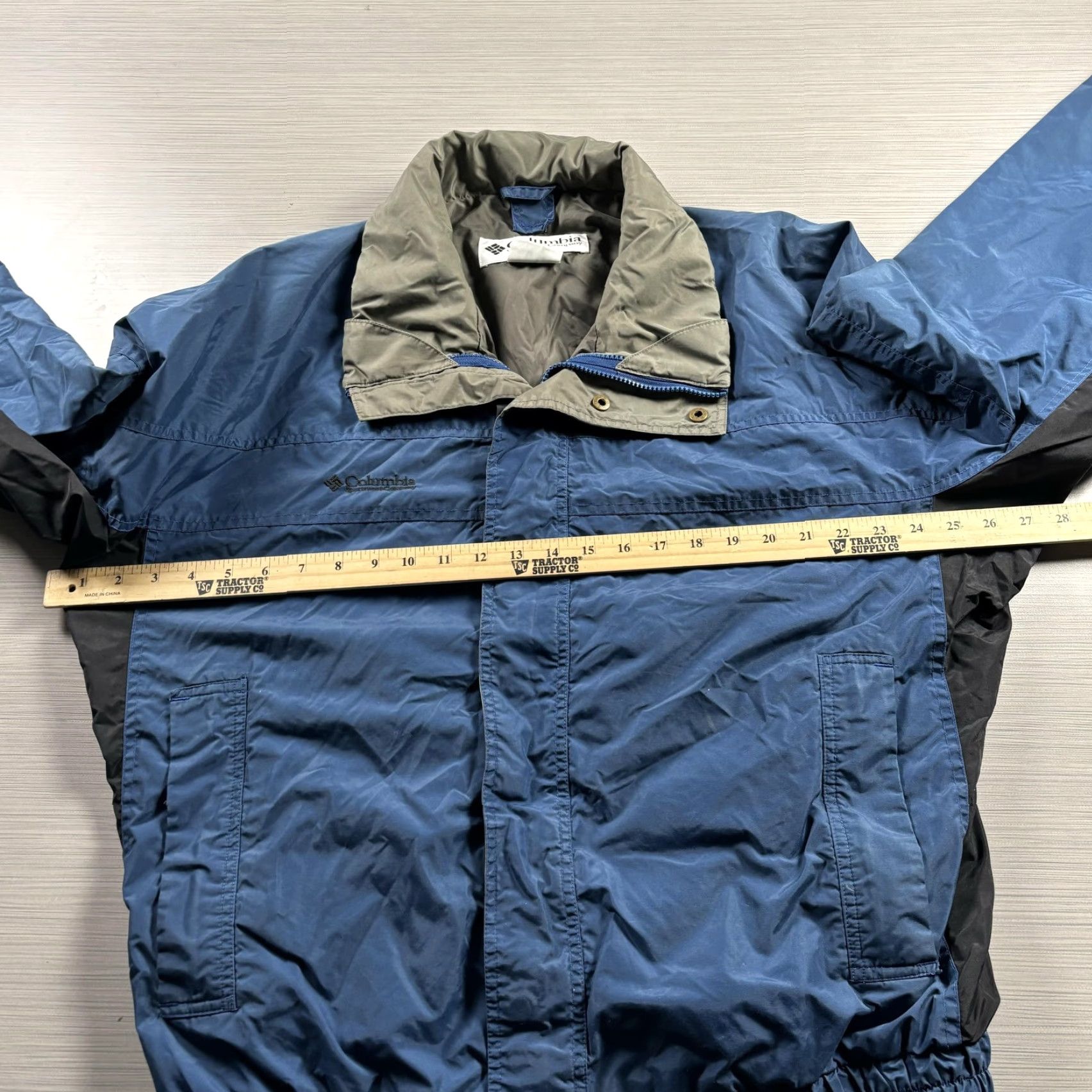 VINTAGE Columbia Bugaboo Jacket Mens M Blue Interchange 3-in-1 Ski Winter 90s Jacket Mens Blue Ski Winter Interchange