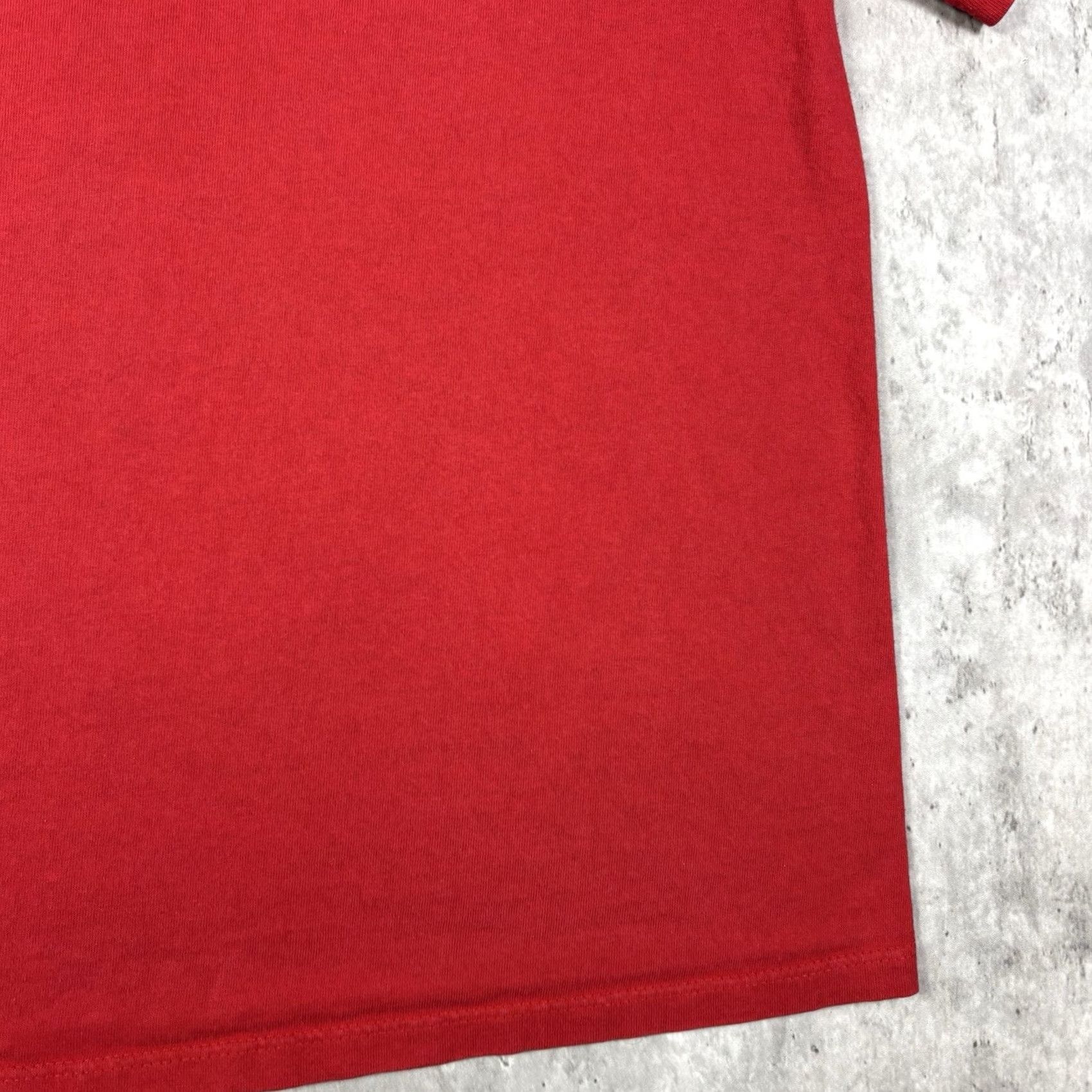 Adidas VINTAGE Adidas Swim Athletics Red T Shirt Mens L Large Cotton Crew Neck Graphic Print 90s Sports Captain America Size US L / EU 52-54 / 3 - 6 Thumbnail