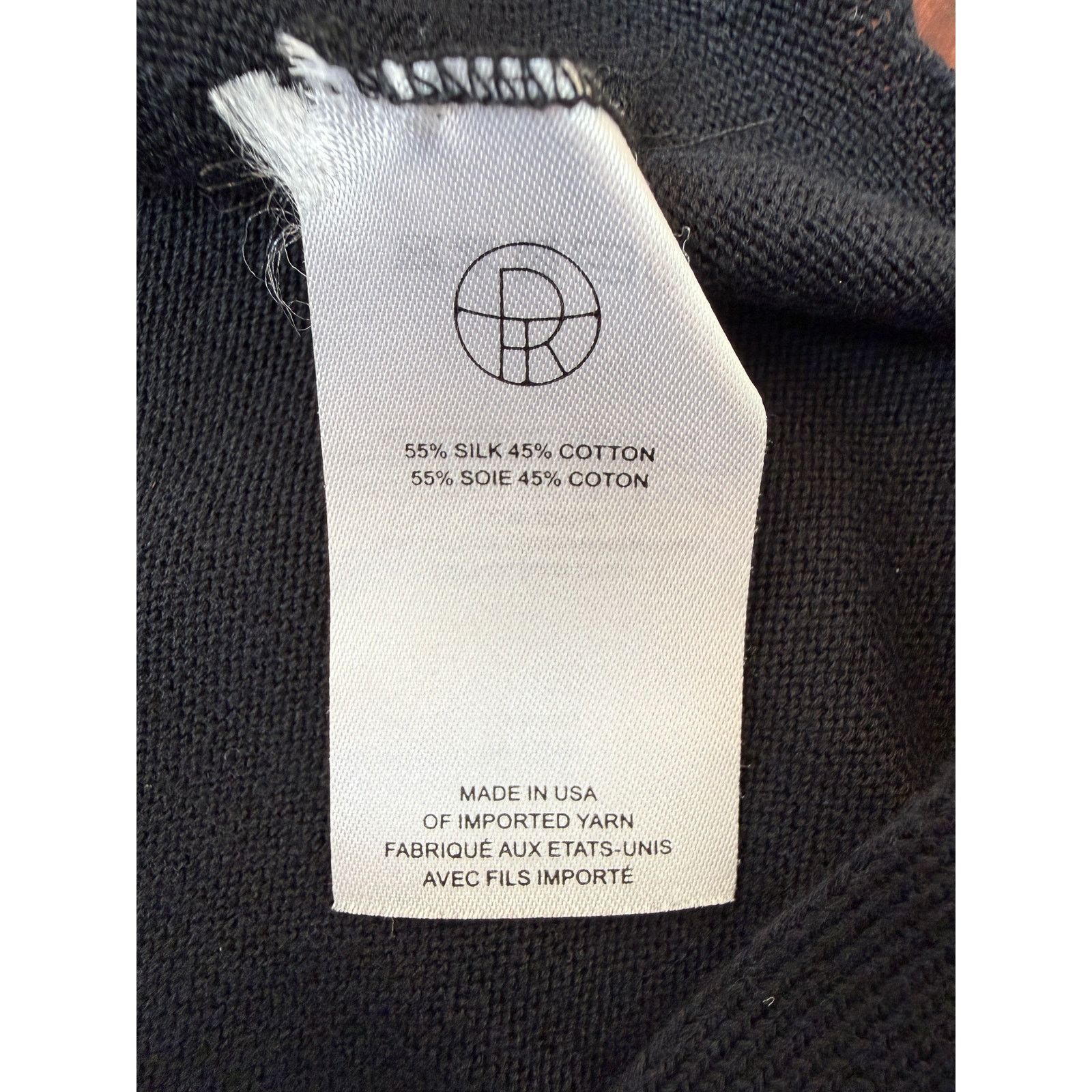The Row The Row Cotton and Silk Blend Oversized Top Size L / US 10 / IT 46 - 4 Thumbnail