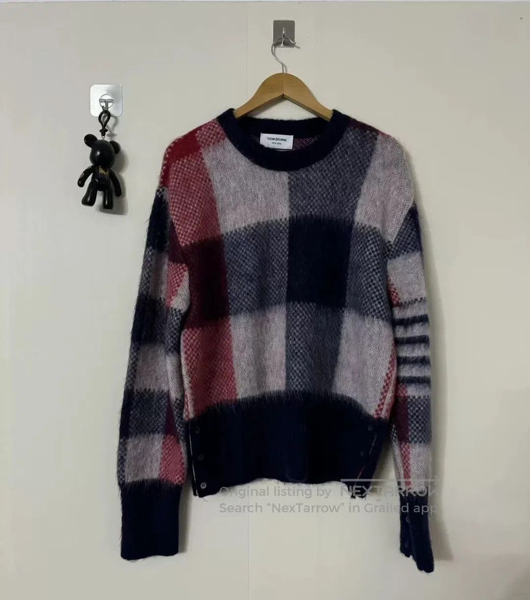 Thom Browne thom browne plaid mohair sweater. Size US M / EU 48-50 / 2 - 1 Thumbnail