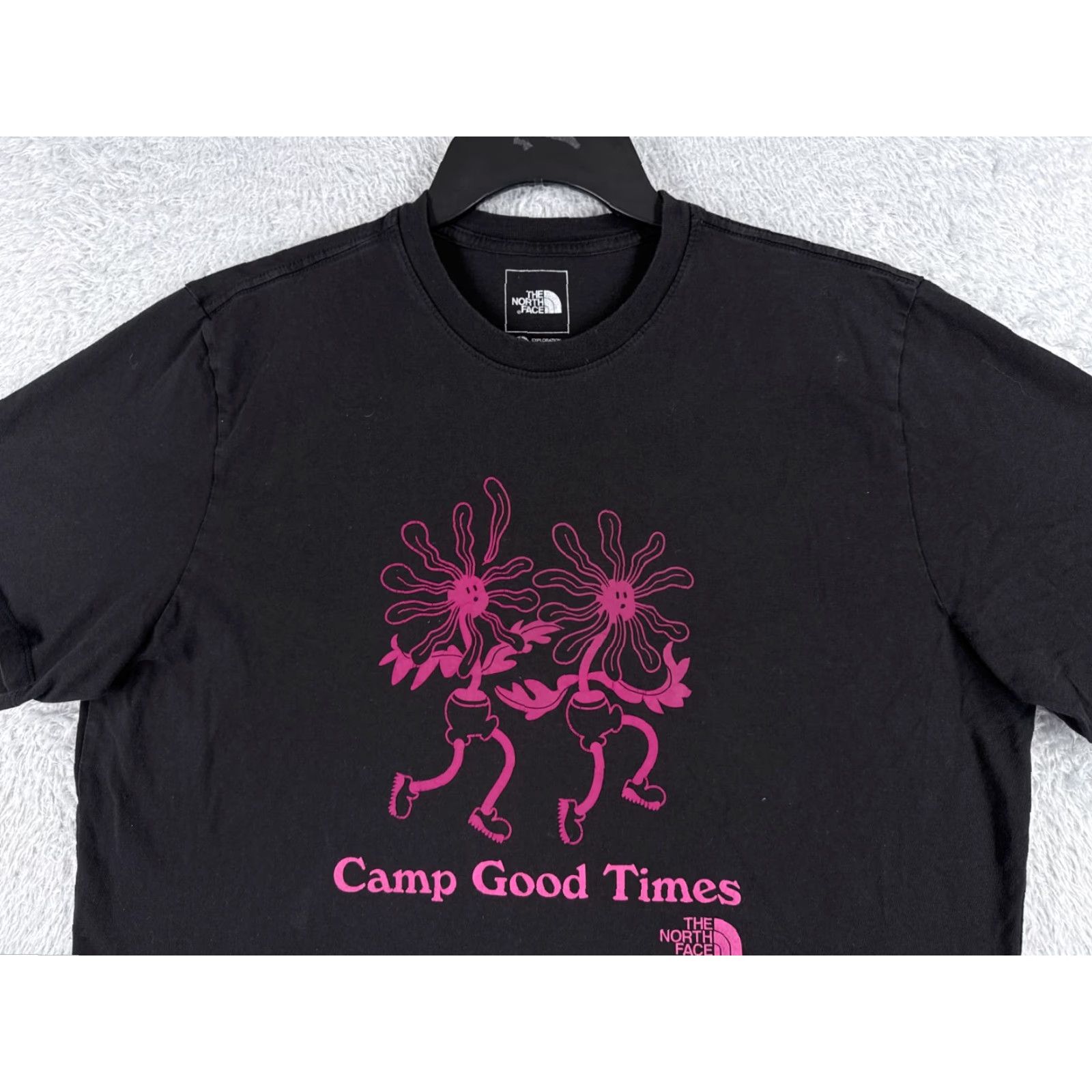 The North Face The North Face Shirt Men XL Black 100% Cotton Logo Short Sleeve Crew Neck Mens Size US XL / EU 56 / 4 - 4 Thumbnail
