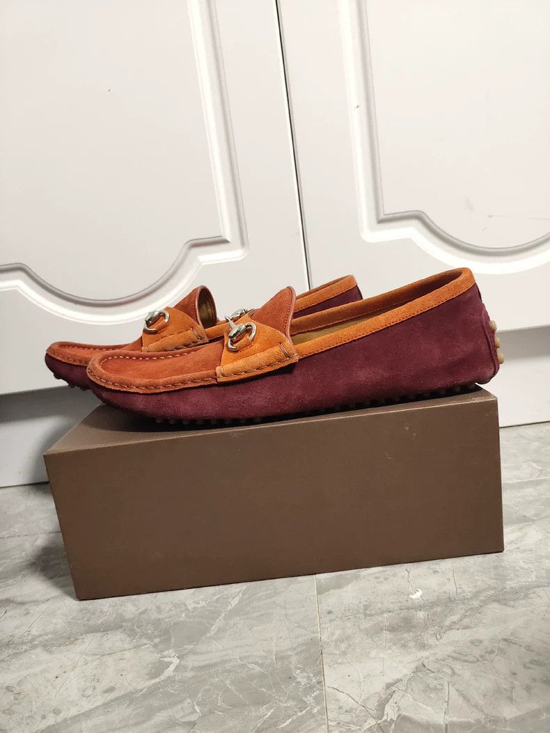 Gucci Gucci Orange Red Loafers Size 41 - dmc Size US 10.5 / EU 43-44 - 1 Thumbnail