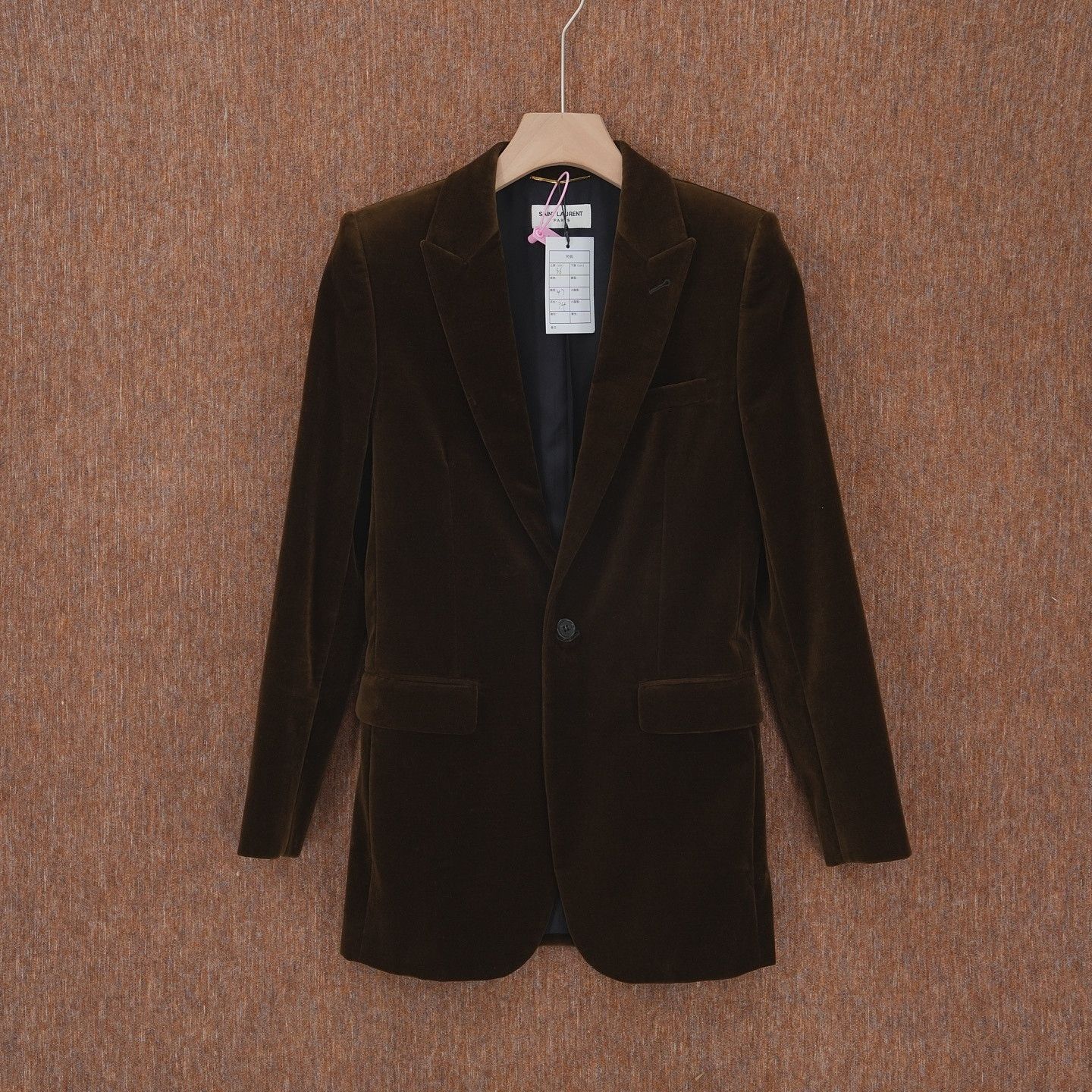Saint Laurent Paris Saint Laurent Velvet Blazer Size 36 Size XS / US 0-2 / IT 36-38 - 1 Thumbnail