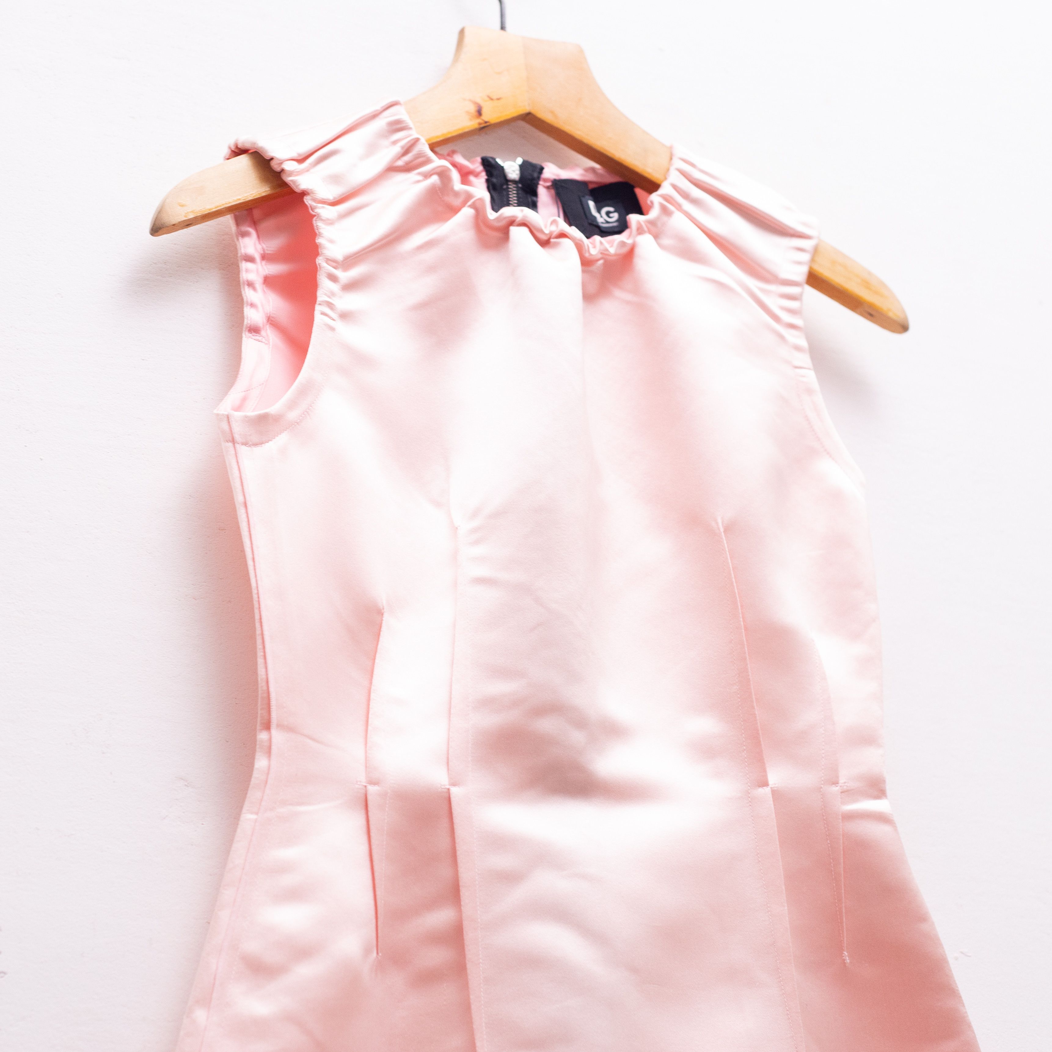 Dolce & Gabbana DOLCE & GABBANA Pink Satin Cocktail Dress Sleeveless Size 38 Size XS / US 0-2 / IT 36-38 - 3 Thumbnail