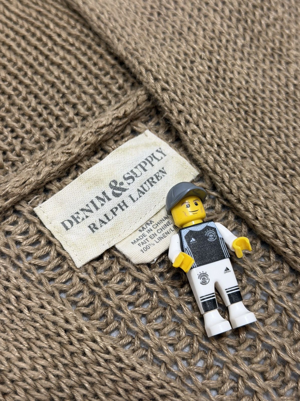 Denim & Supply Ralph Lauren Denim & Supply Ralph Lauren Cardigan Sweater Beige Linen M Size M / US 6-8 / IT 42-44 - 4 Thumbnail