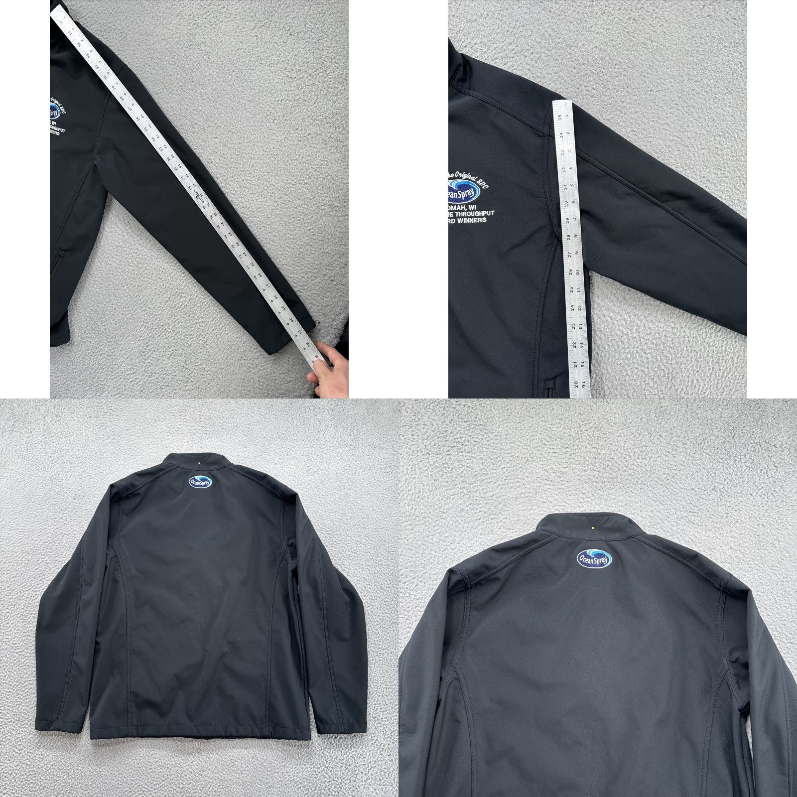 Port Authority VINTAGE Port Authority Jacket Ocean Spray Embroidered Full Zip Softshell SZ Large Mens Size US L / EU 52-54 / 3 - 8 Thumbnail
