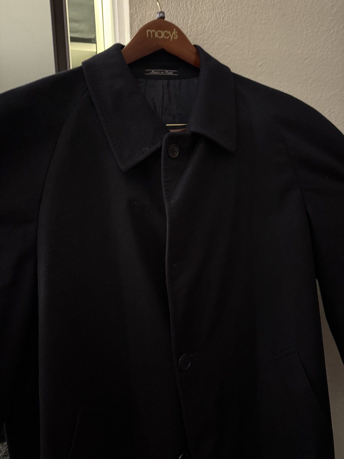 Bergdorf Goodman Bergdorf Goodman x Loro Piana lined Dark Blue Cashmere Coat Size US XXL / EU 58 / 5 - 3 Thumbnail