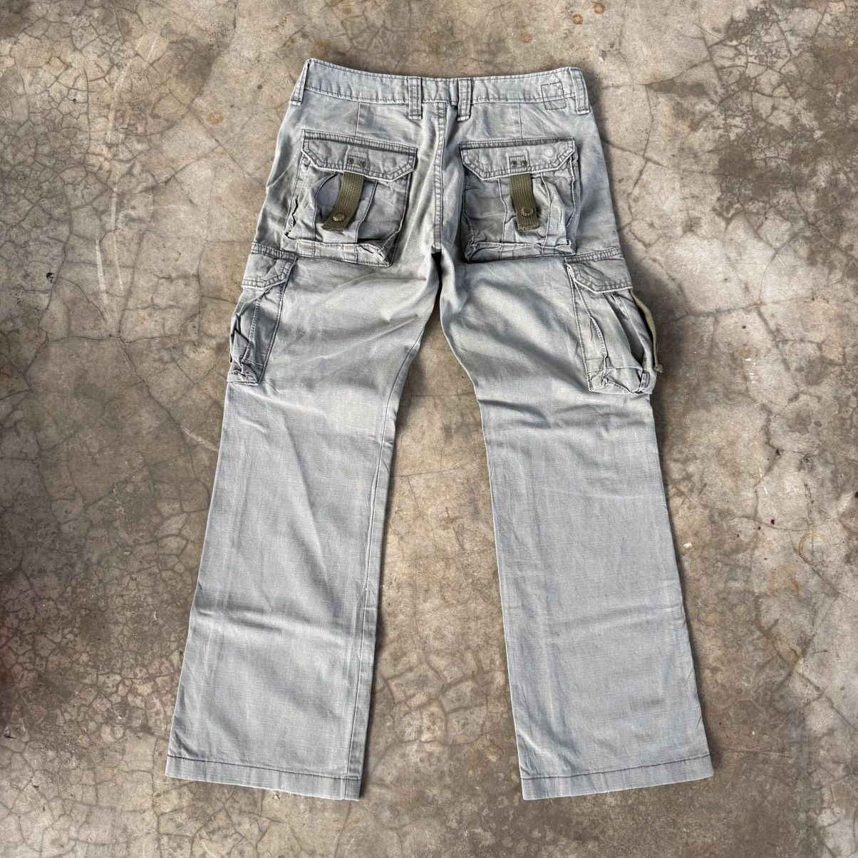 Japanese Brand Vintage Made in Nippon Flare Bootcut Cargo Pants W28 Size US 28 / EU 44 - 2 Thumbnail
