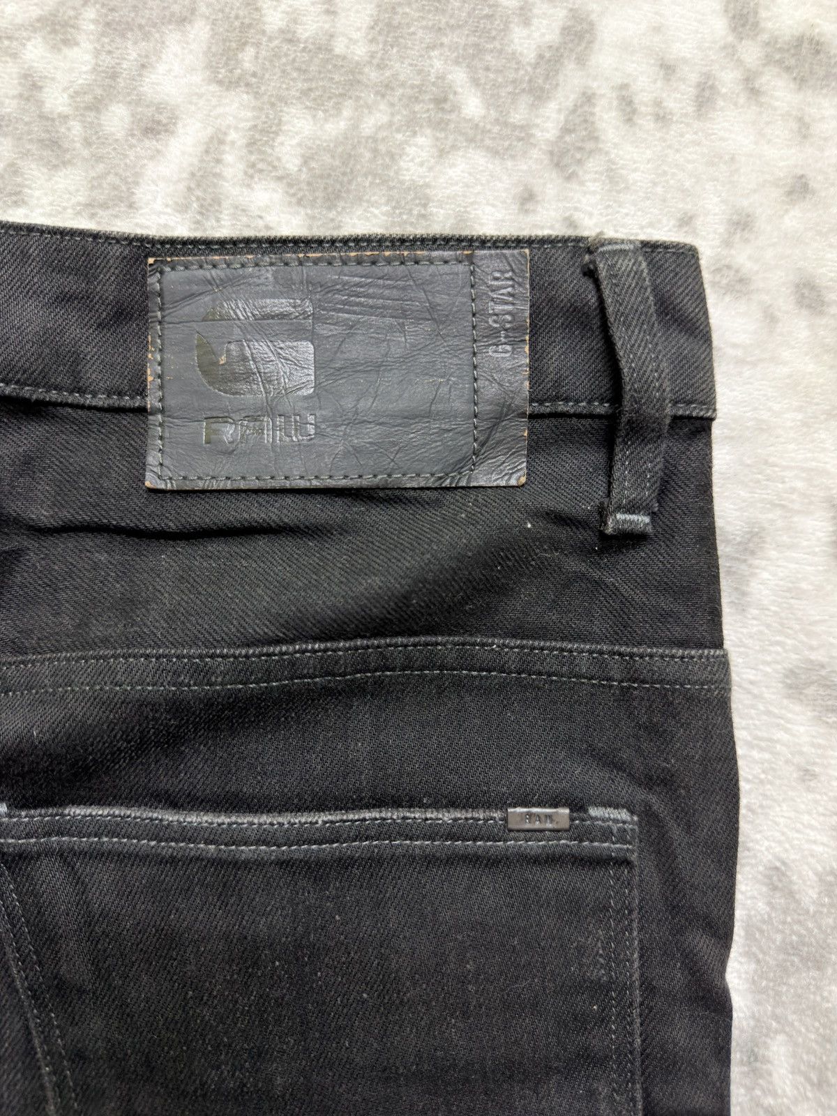 G-Star G-Star RAW Arc 3D Slim Black Faded Denim Ergonomic Fit Size US 28 / EU 44 - 14 Thumbnail