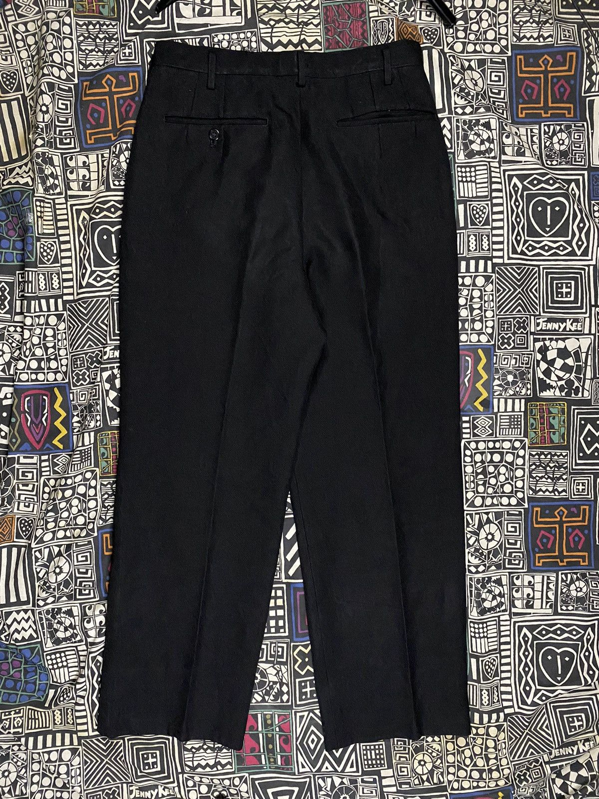 Yohji Yamamoto 80s Yohji Yamamoto Y’s for men Baggy Leg Black Wool Trousers Size US 30 / EU 46 - 7 Thumbnail