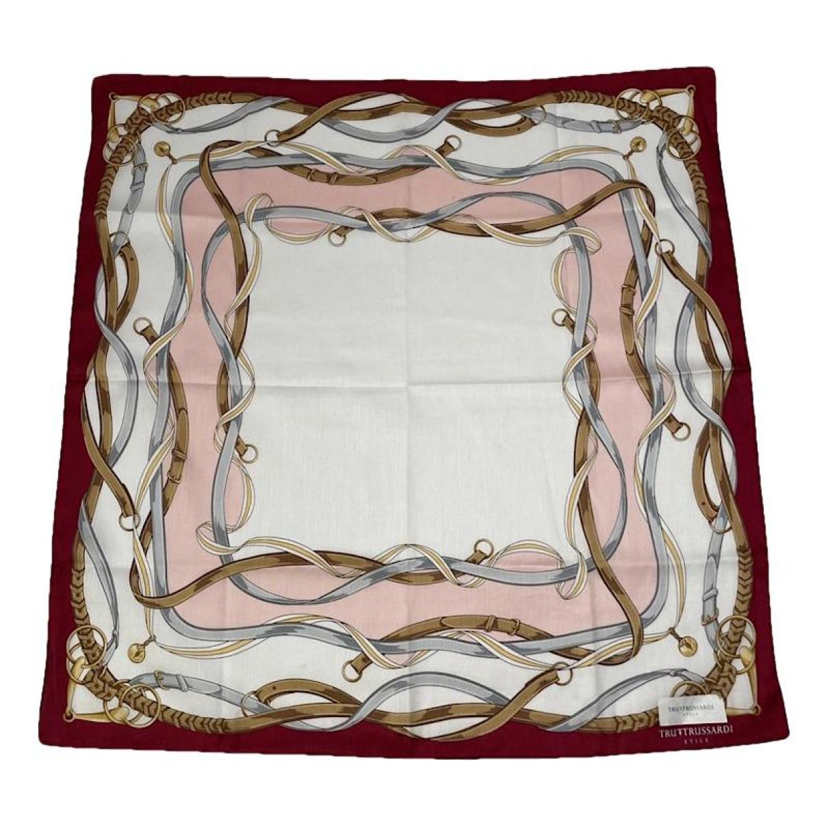 Trussardi Multicolour Silk Scarf Size ONE SIZE - 1 Thumbnail