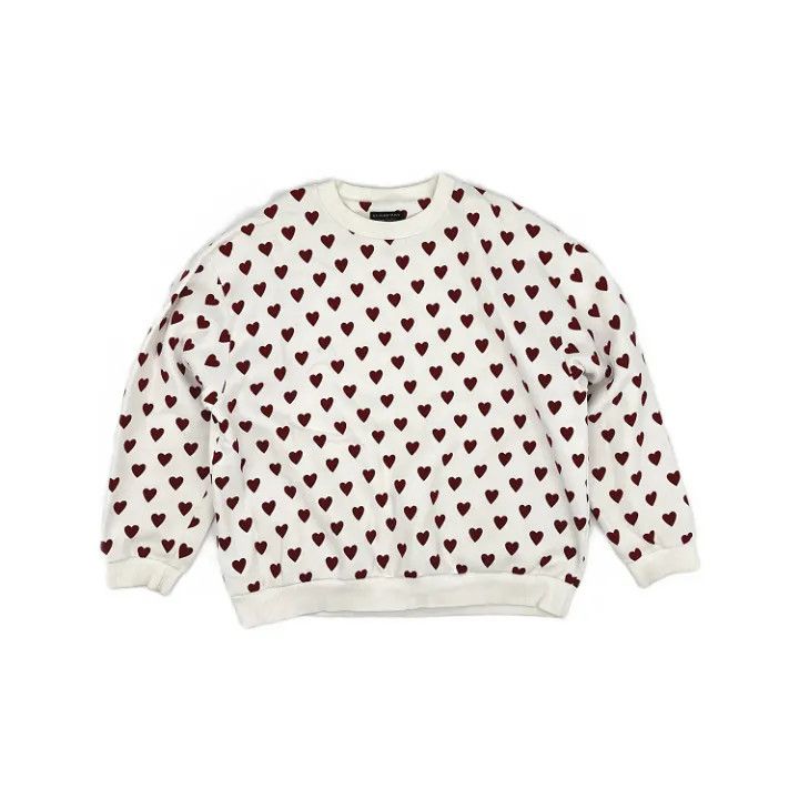 Burberry Burberry Heart Print Fashion Sweatshirt 0079 Size XL / US 12-14 / IT 48-50 - 1 Thumbnail