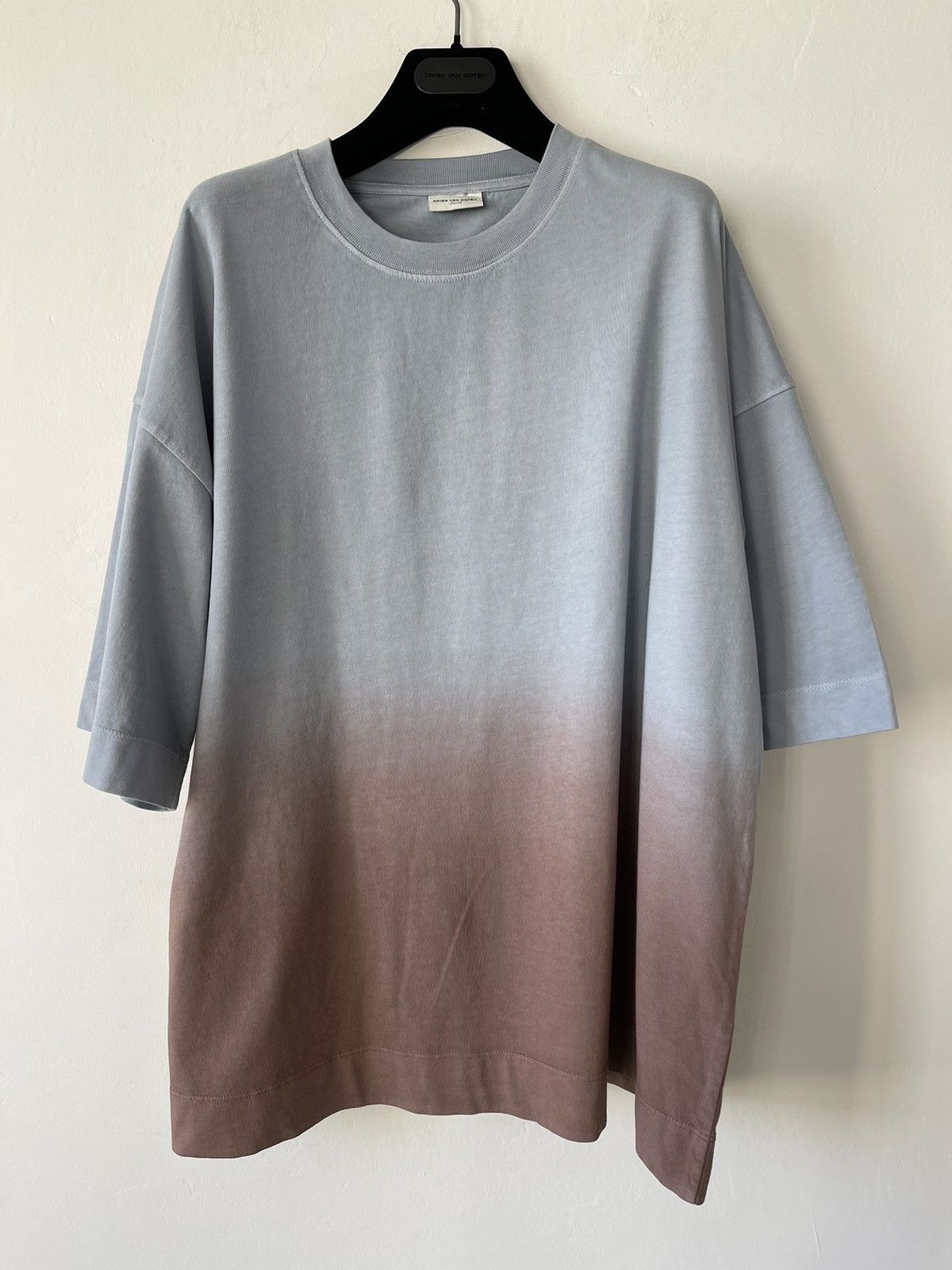 Dries Van Noten Gradient-pattern round-neck cotton T-shirt Size S / US 4 / IT 40 - 2 Thumbnail