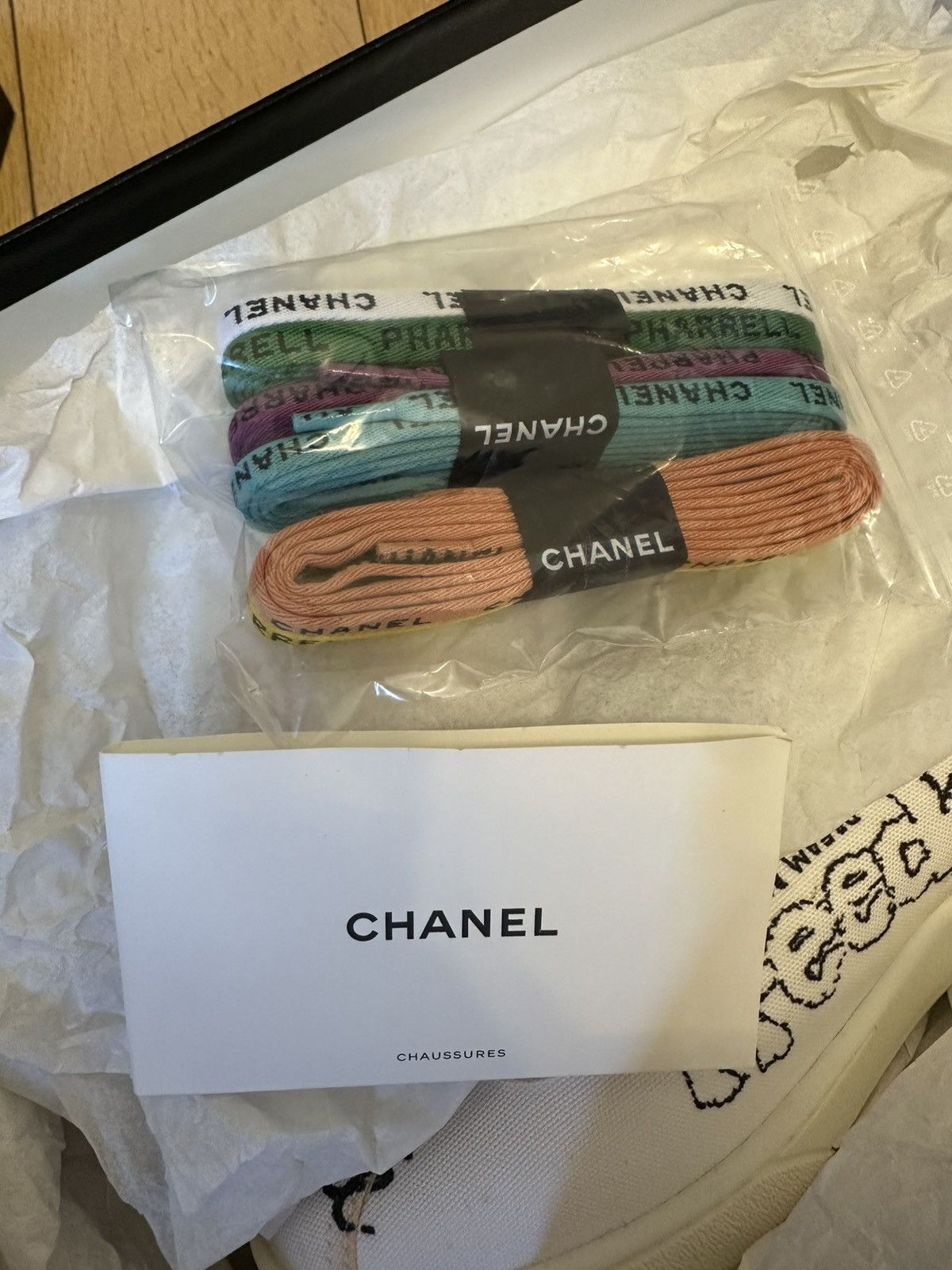 Chanel Pharrell x Chanel Graphic Canvas Sneakers Size US 9.5 / EU 42-43 - 13 Thumbnail