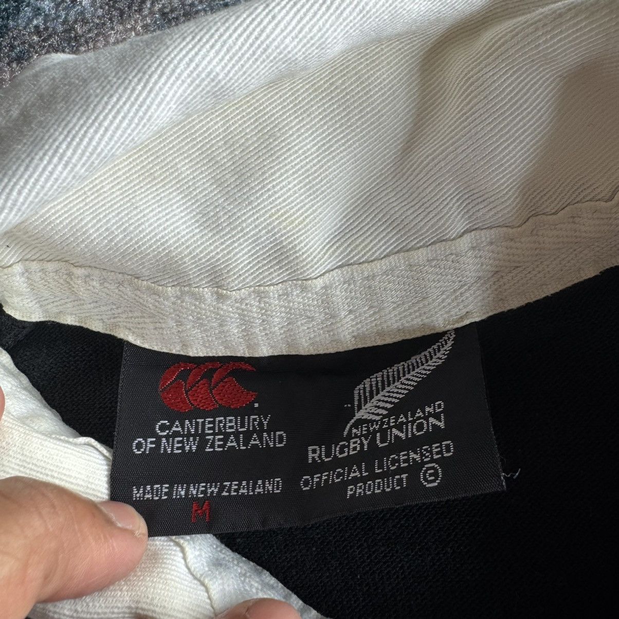 Canterbury of New Zealand Canterburry rugby All Black Steinlager vintage 90,s Size US M / EU 48-50 / 2 - 3 Thumbnail