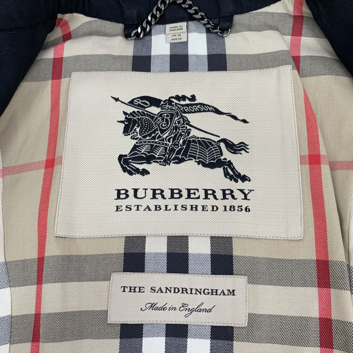 Burberry Burberry Black Cotton Trench Coat Jacket Size XS / US 0-2 / IT 36-38 - 5 Thumbnail