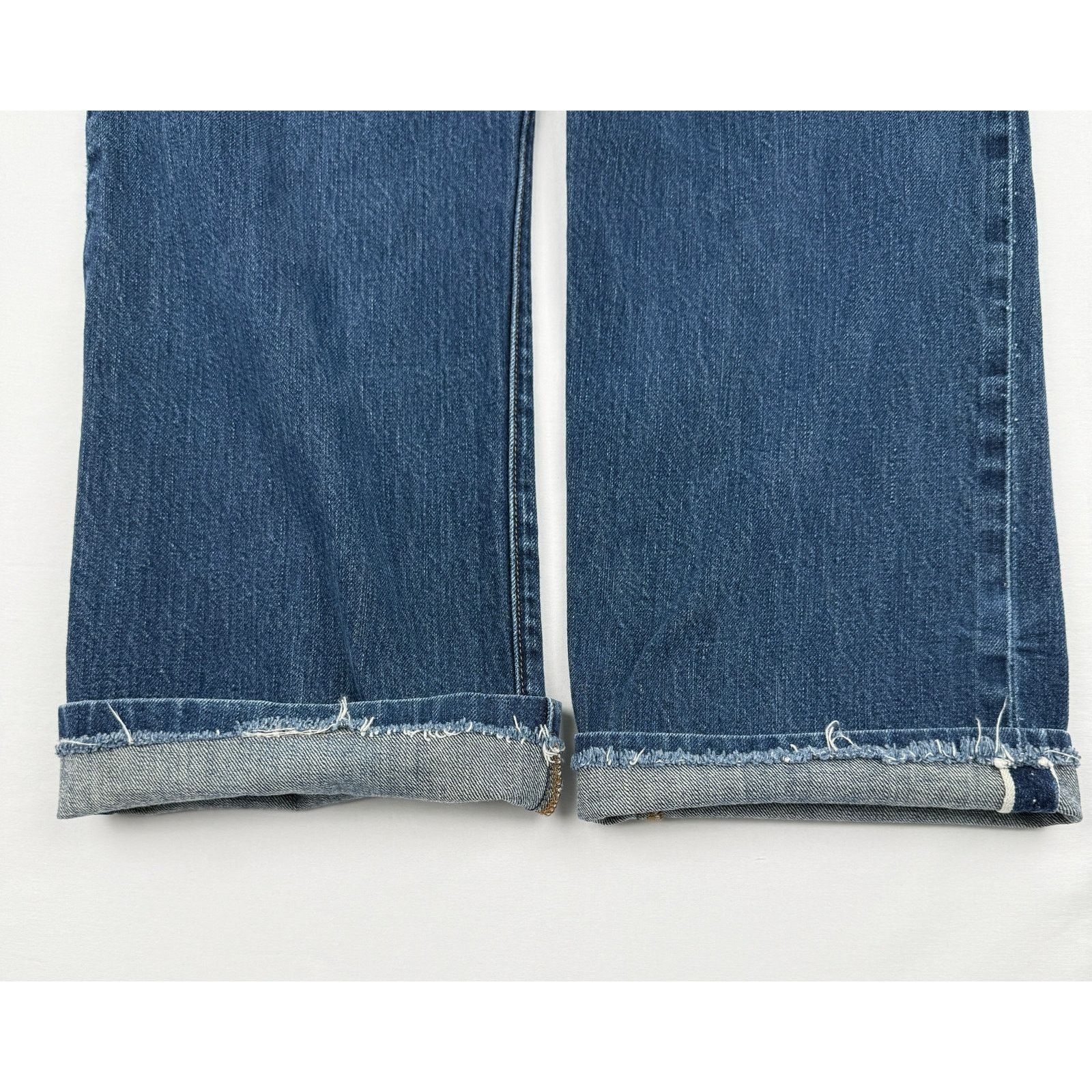Raleigh Denim Raleigh Denim Straight Selvedge Jeans 33 Made in USA Size 33" - 18 Thumbnail