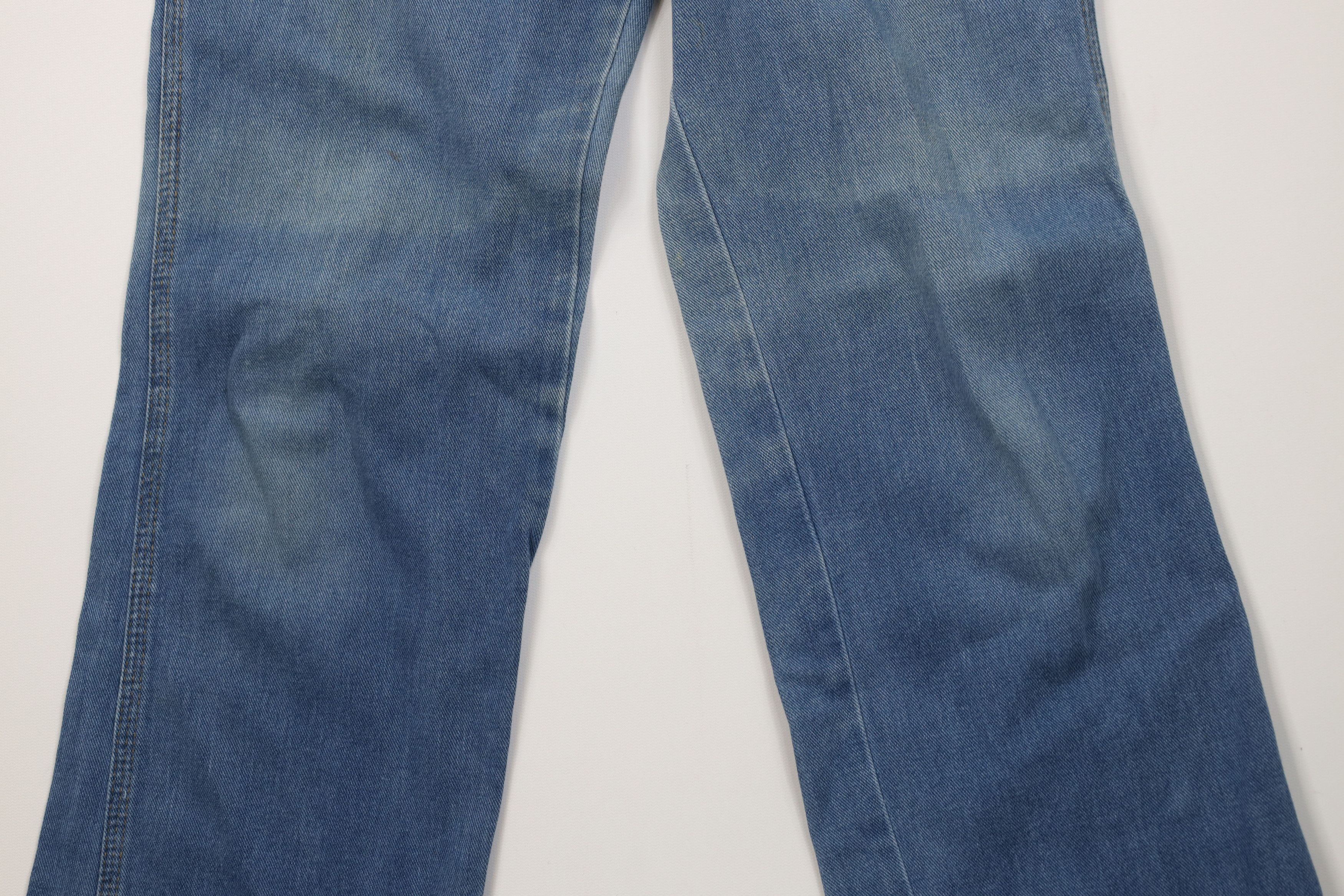 Vintage Vintage 70s Streetwear Flared Denim Jeans Blue Cotton Size 34" / US 12 / IT 48 - 3 Thumbnail