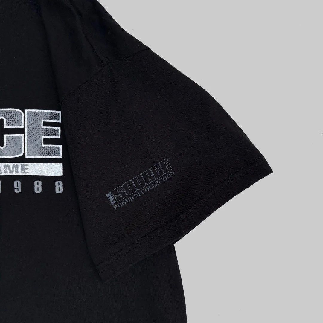 Rap Tees × Vintage The Source Magazine 1990 90s Vintage Hip Hop Logo T-Shirt Size US XL / EU 56 / 4 - 3 Thumbnail