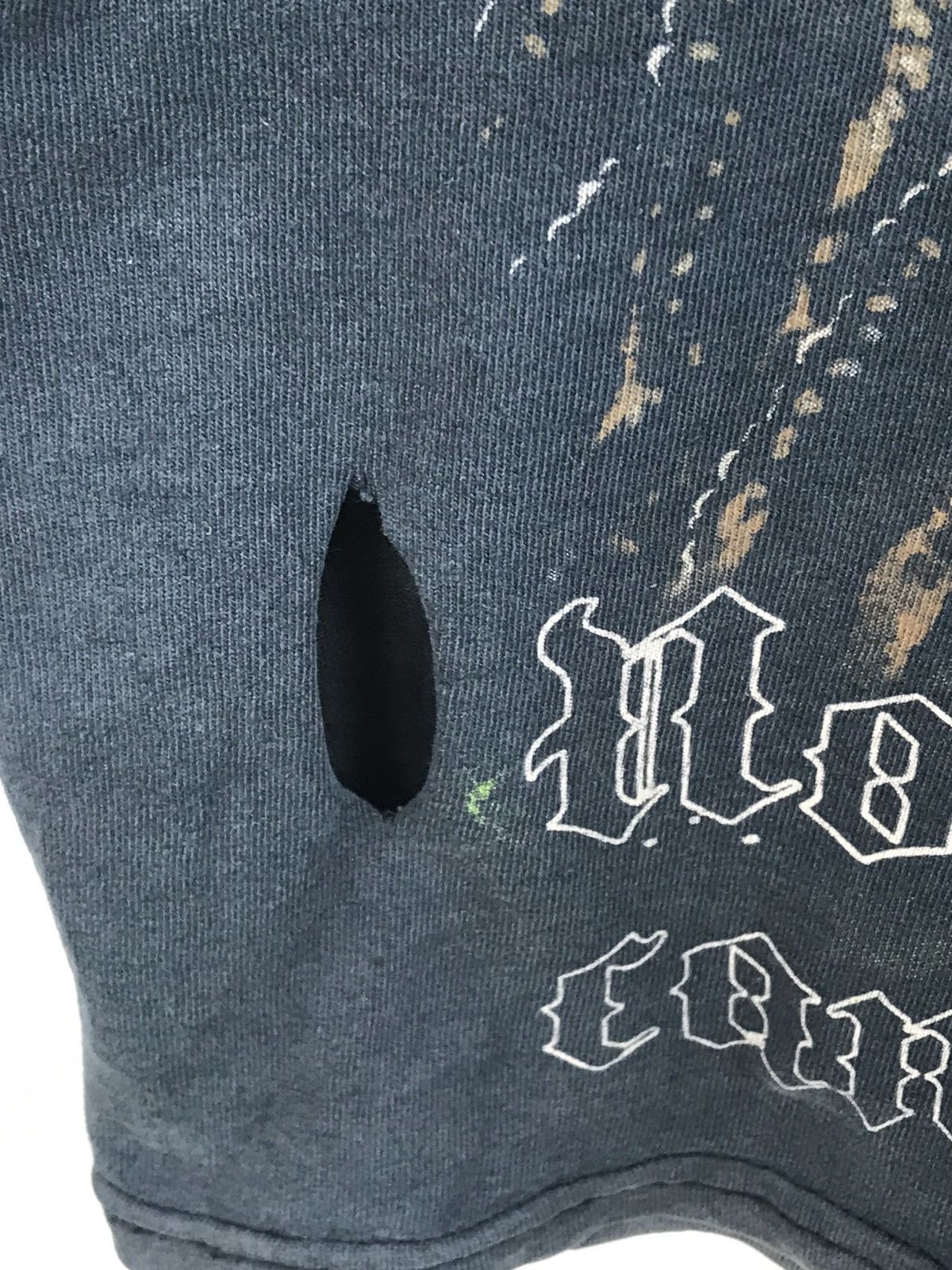 Vintage Vintage black 420 weed reggae style trashed faded L Size US L / EU 52-54 / 3 - 4 Thumbnail