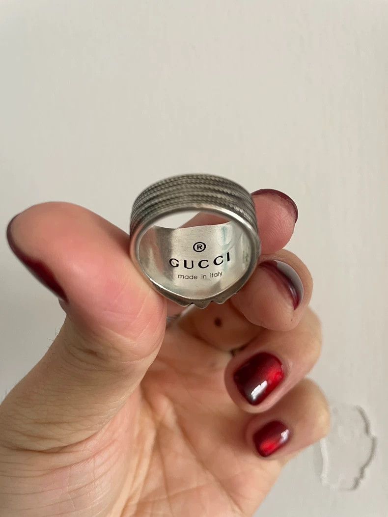 Gucci GucciLogo flower silver ring 2502-Nextarrow Size ONE SIZE - 2 Thumbnail