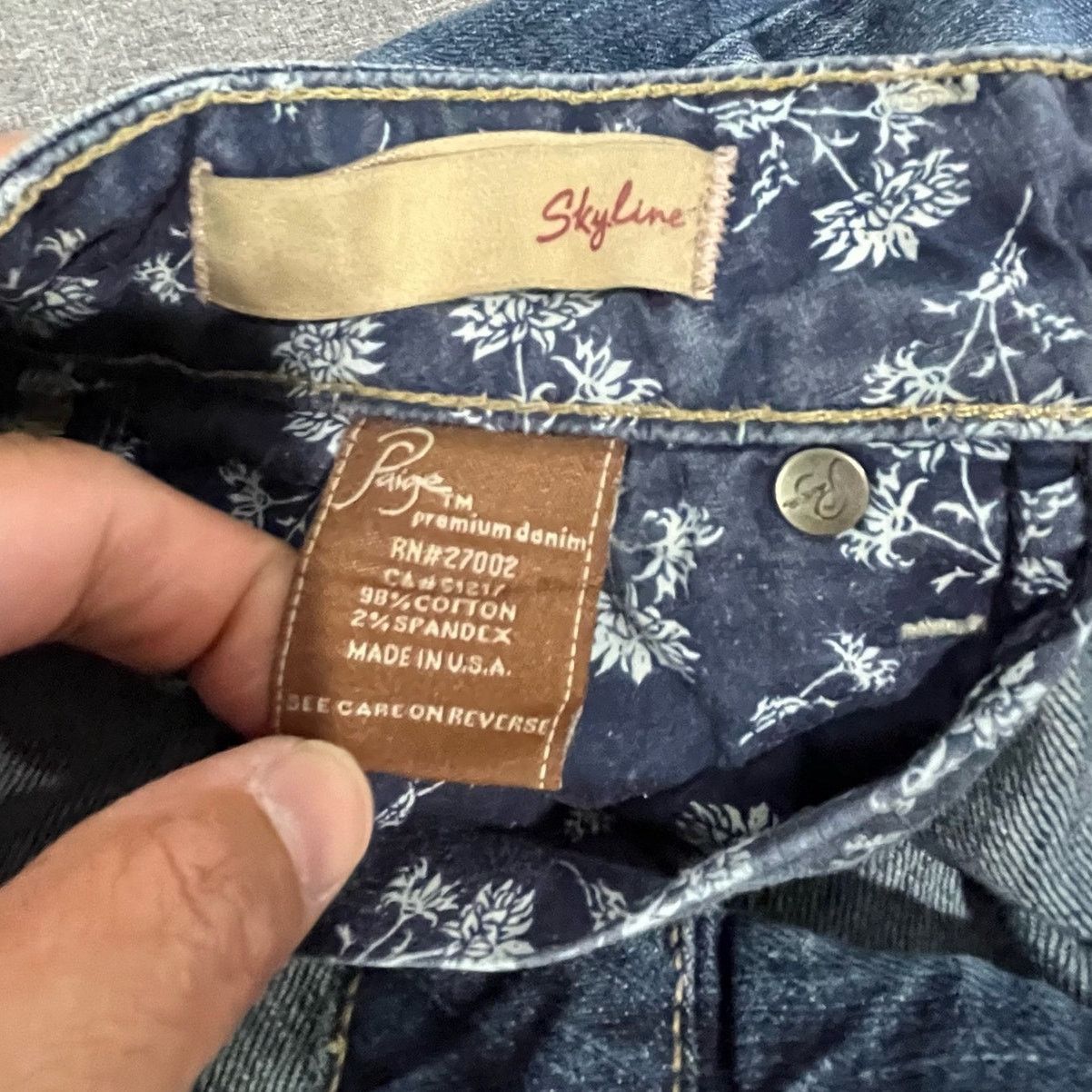 Paige Paige Skyline Skinny Jeans Women's Size 26 distressed Size 26" / US 2 / IT 38 - 4 Thumbnail