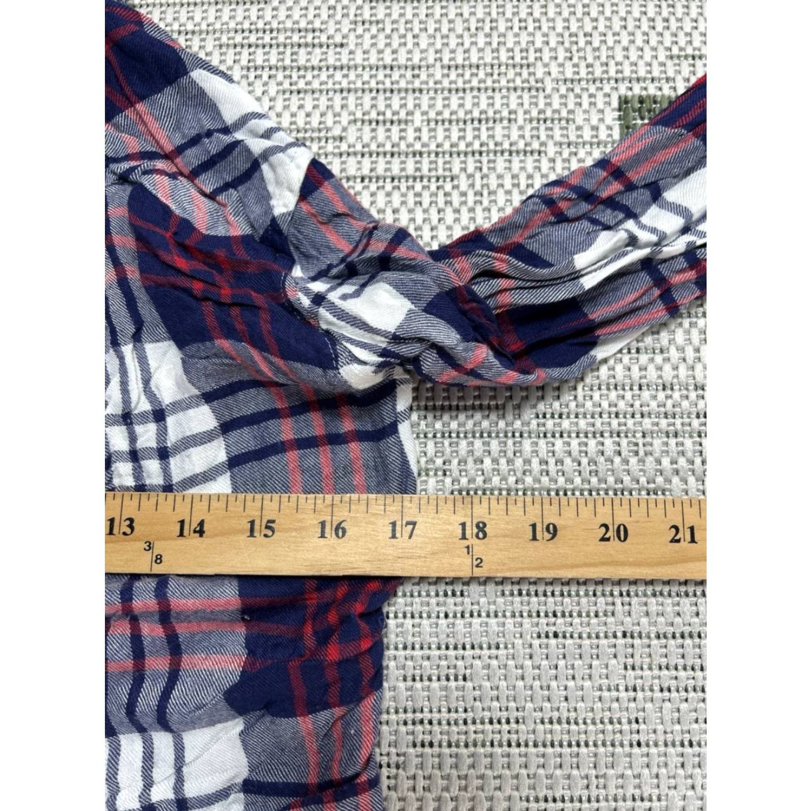 Rails Rails Shirt Womens Small Multicolor Plaid Collared Button Up Flannel Rayon Pocket Easy Care Lightweight Curved Hem Casual Size S / US 4 / IT 40 - 7 Thumbnail