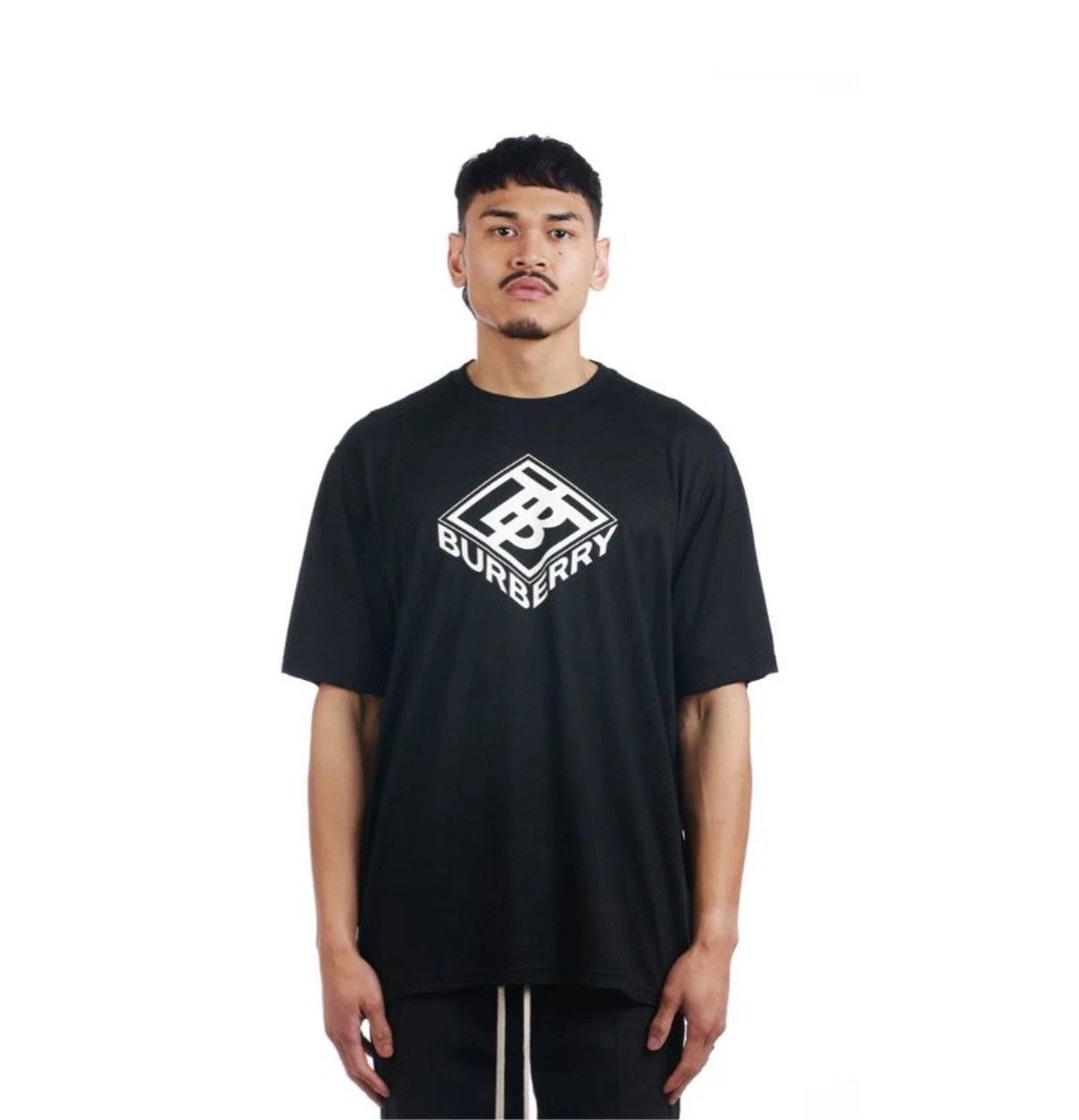 Burberry Burberry Ellison TB T shirt Man Black L Burberry type Cotton Size US L / EU 52-54 / 3 - 2 Thumbnail