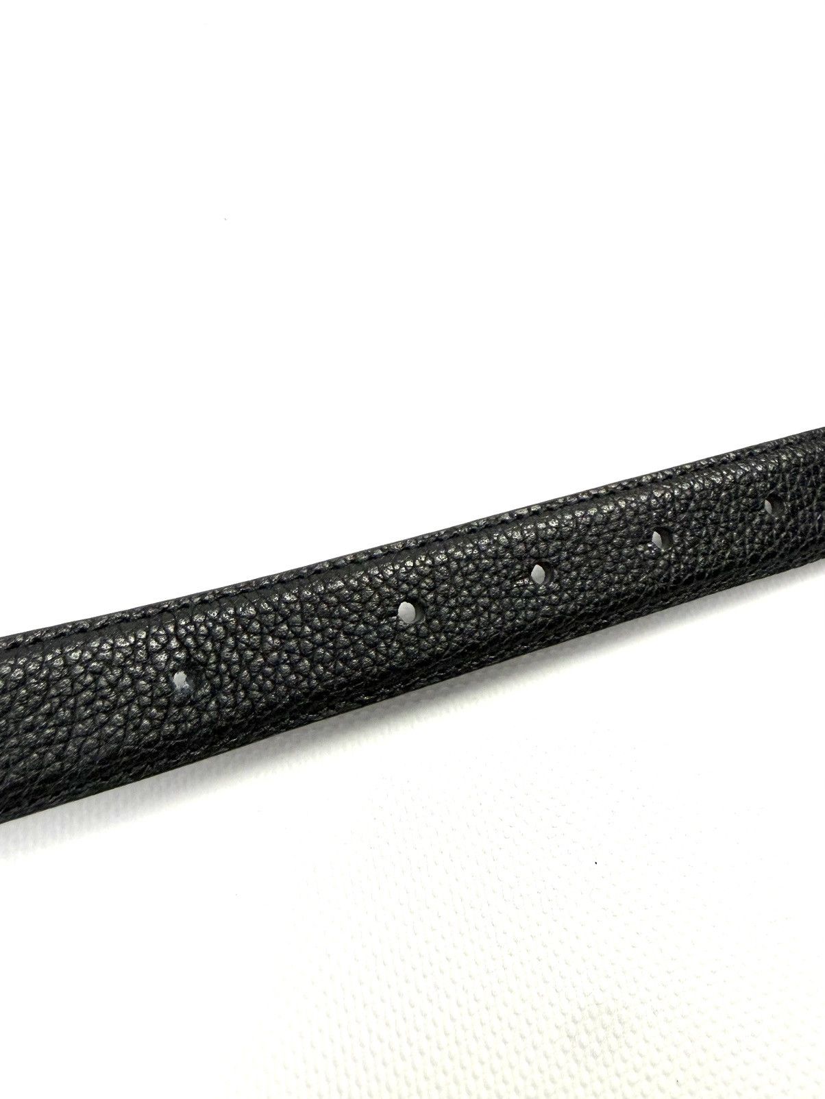 RRL Ralph Lauren LAUREN Ralph Lauren Kenton Leather Skinny Belt Black Women’s Size ONE SIZE - 12 Thumbnail