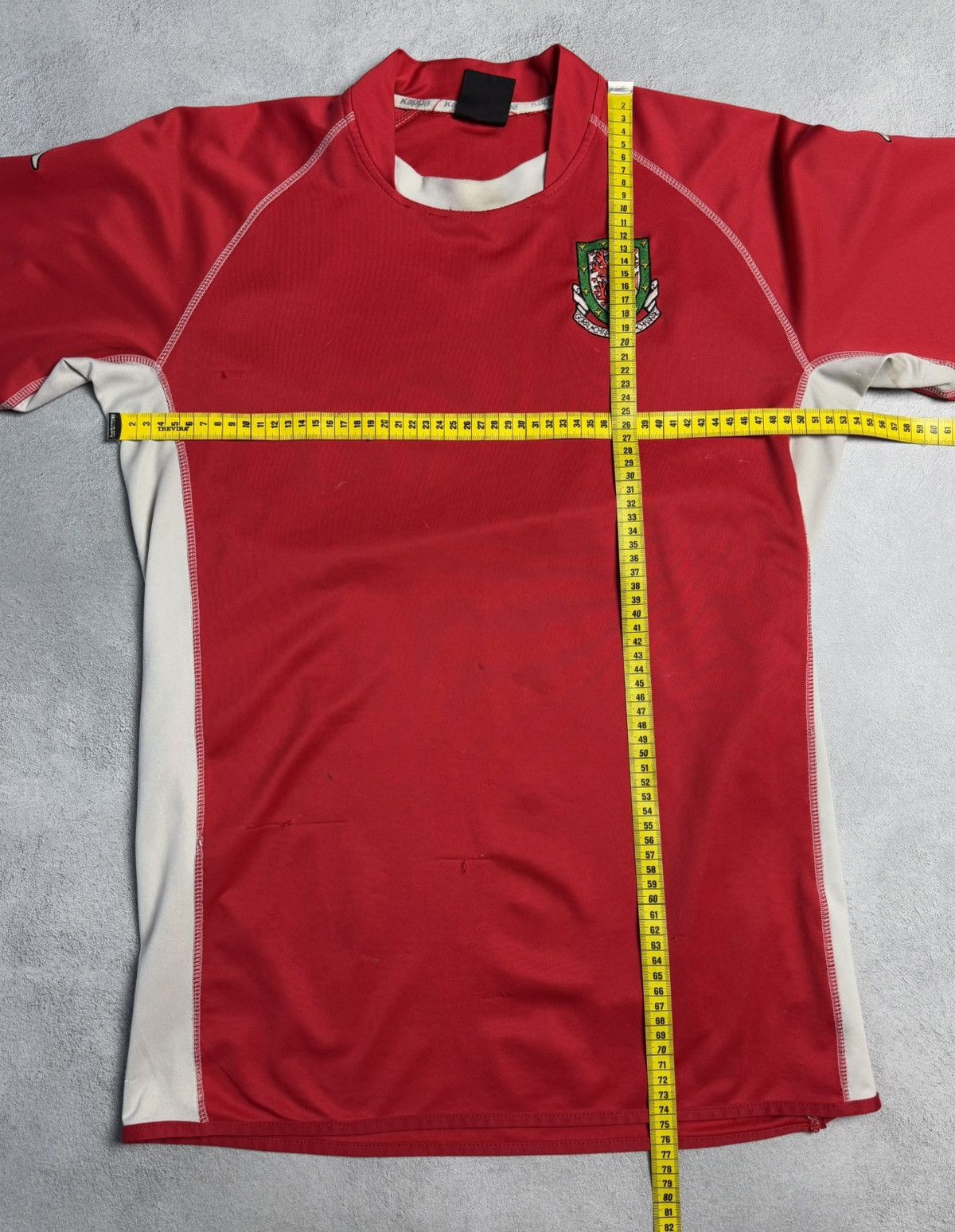 Kappa Wales 2002 2004 Home Football Shirt Soccer Jersey Kappa Size US XL / EU 56 / 4 - 16 Thumbnail
