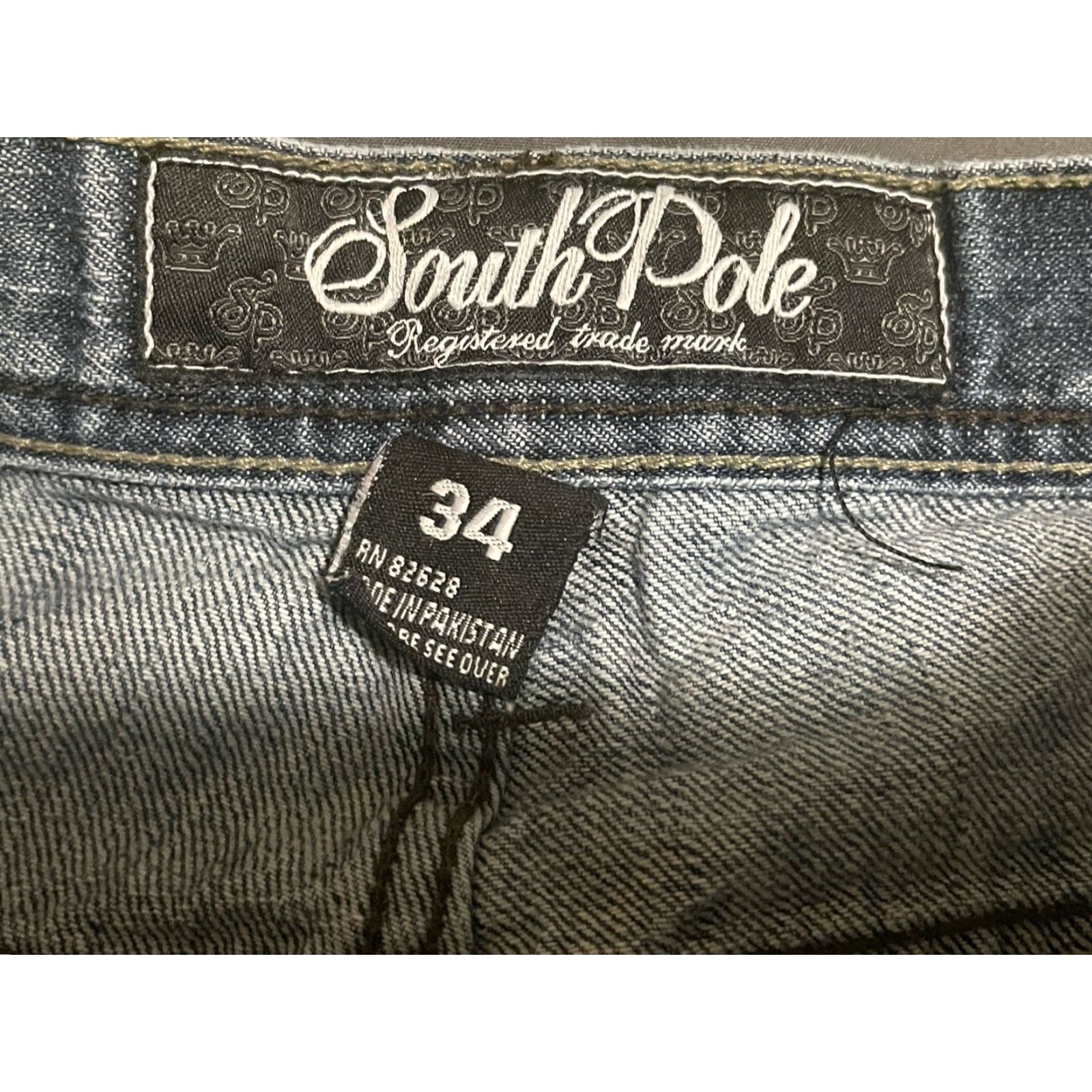 Southpole VINTAGE Southpole King Of Kings Jeans Skater 34x31 Blue Men Regular 33/34 Inseam 31 Size Size US 34 / EU 50 - 6 Thumbnail