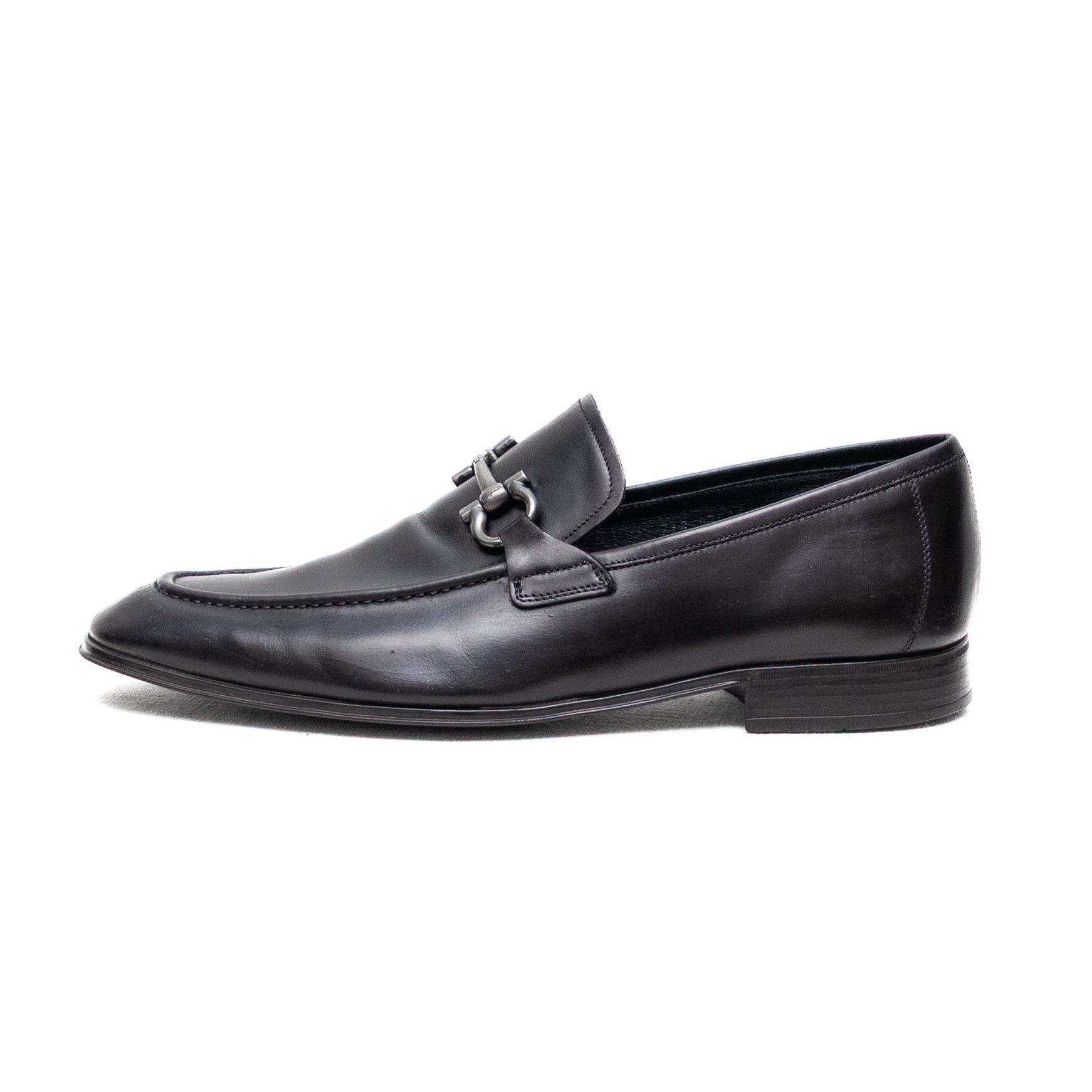 Salvatore Ferragamo Salvatore Ferragamo Black Leather Horsebit Loafers Sz US9.5 Size US 9.5 / EU 42-43 - 2 Thumbnail