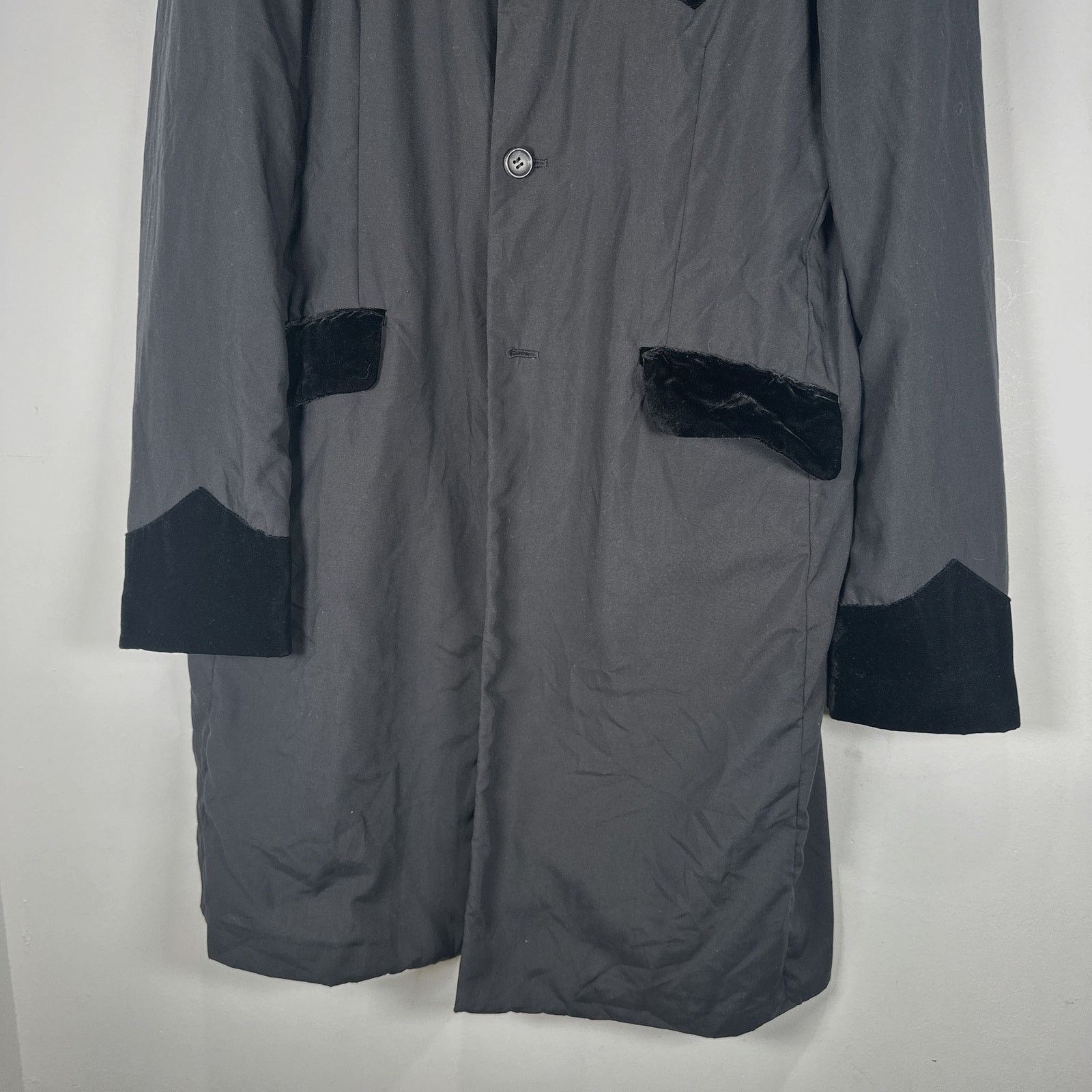 Comme des Garcons Comme Des Garcon Suede/Silk Black Multi-Pocket Outershirt Size US XL / EU 56 / 4 - 5 Thumbnail