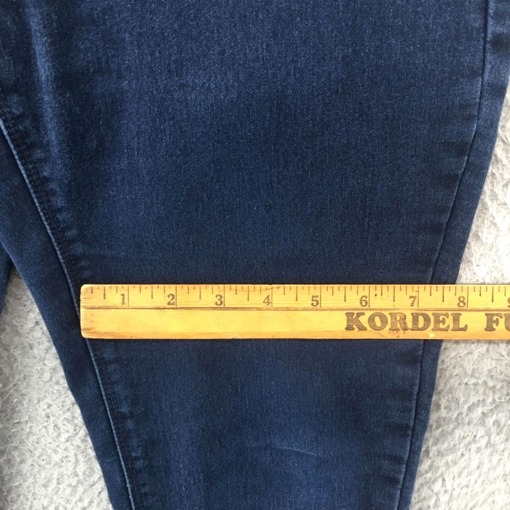 Kenneth Cole Kenneth Cole Reaction Jegging Womens 6 Blue Dark Wash Denim Mid Rise Zip Fly Jeans XS-? Size 28" / US 6 / IT 42 - 6 Thumbnail