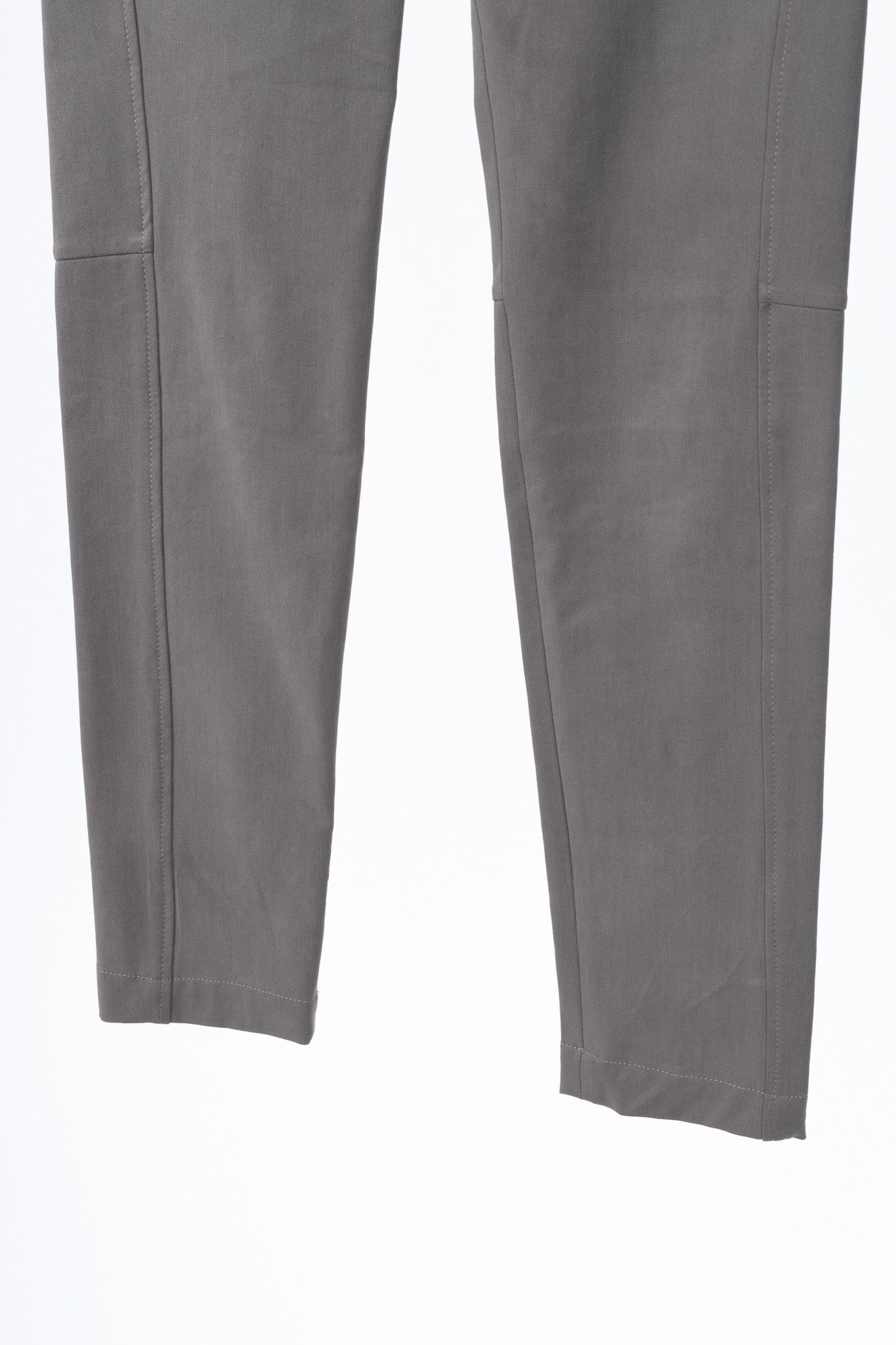 Brunello Cucinelli Brunello Cucinelli Taupe Grey Cotton-Twill Leggings Size 27" / US 4 / IT 40 - 5 Thumbnail