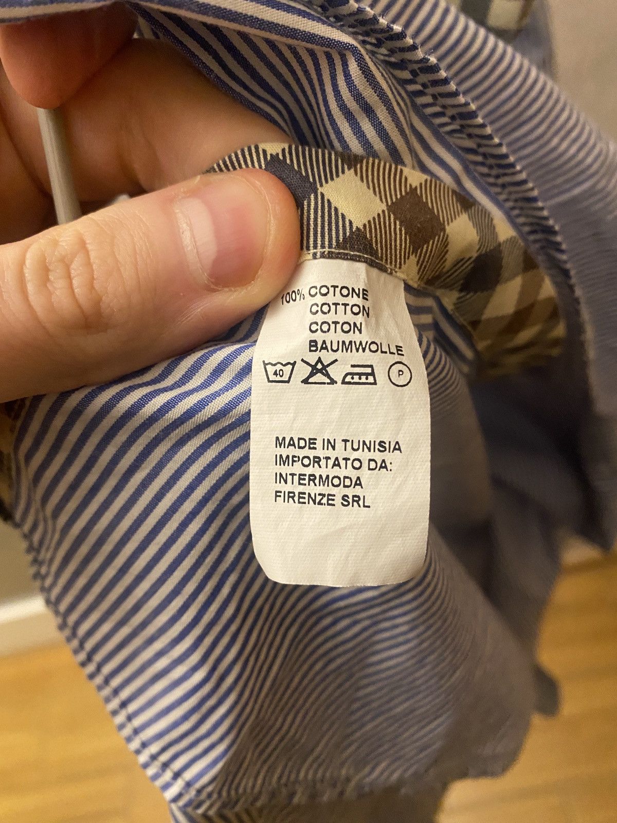 Aquascutum Luxury aquascutum stripped shirt button up Size US XL / EU 56 / 4 - 5 Thumbnail