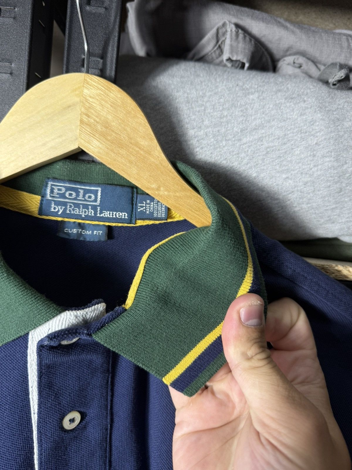 Polo Ralph Lauren Vintage Polo Ralph Lauren Big Pony 3 Polo Shirt Rugby Preppy Size US XL / EU 56 / 4 - 9 Thumbnail