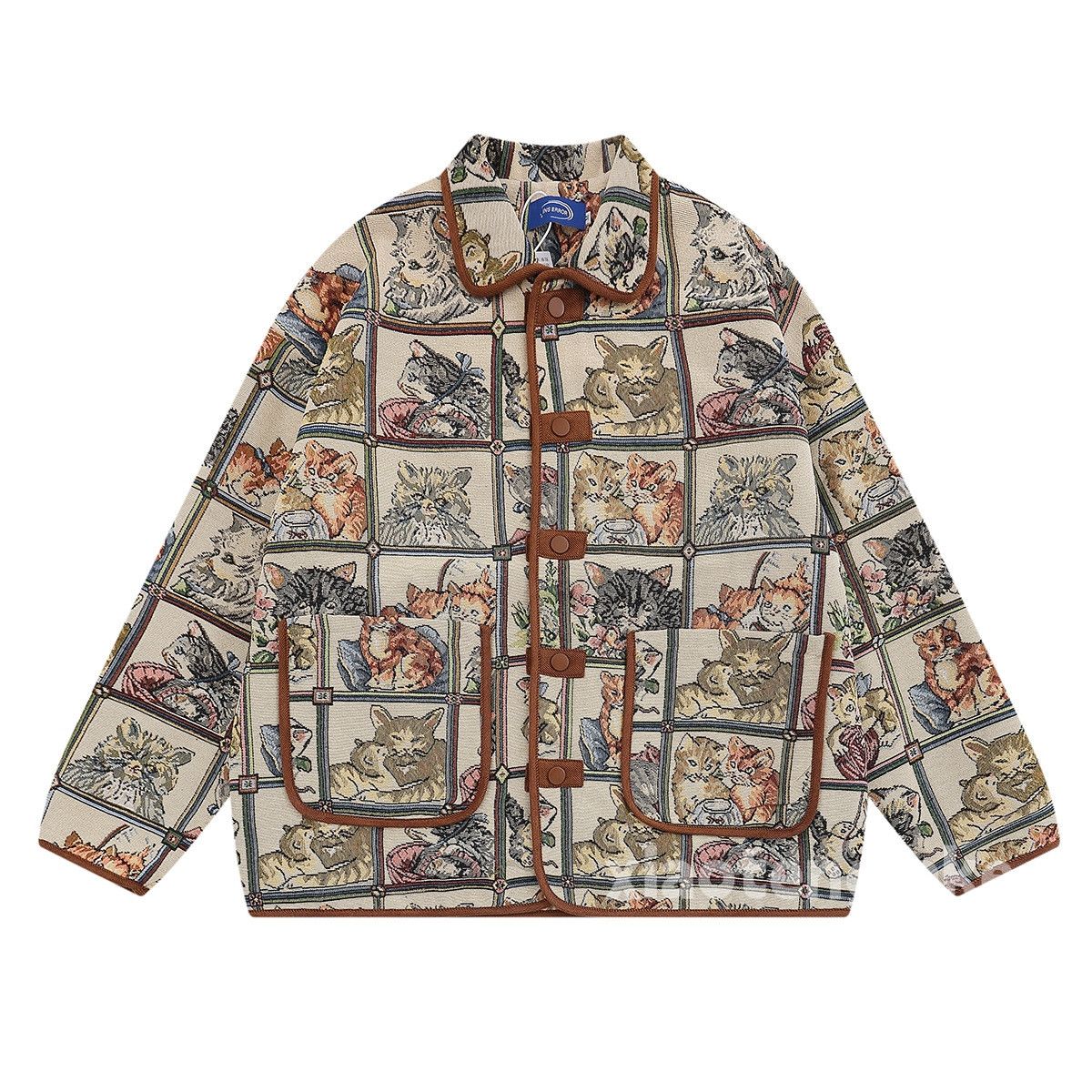 Vintage Utility skate outdoor sports loose pattern festival jacket Size US L / EU 52-54 / 3 - 1 Thumbnail