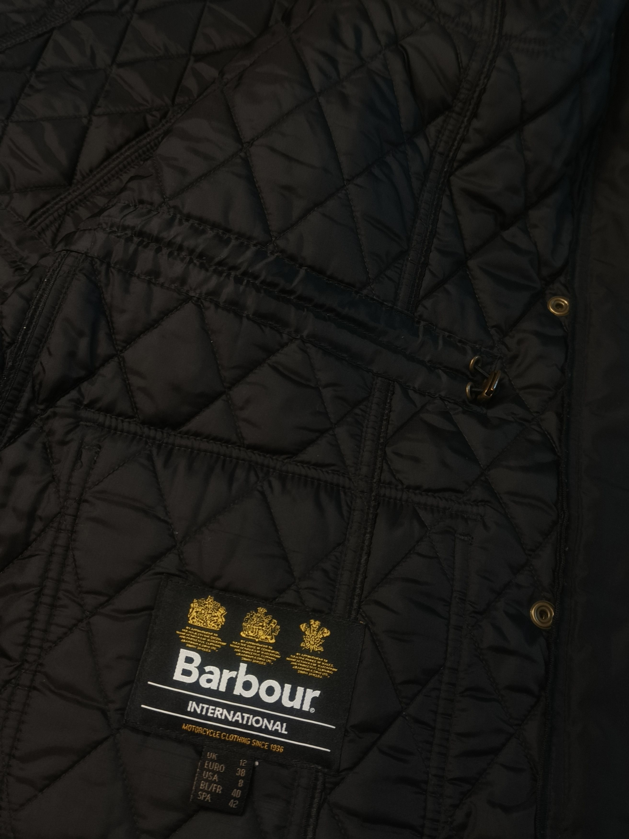 Barbour Barbour International Speedway Quilted Women Jacket Black Size M / US 6-8 / IT 42-44 - 4 Thumbnail