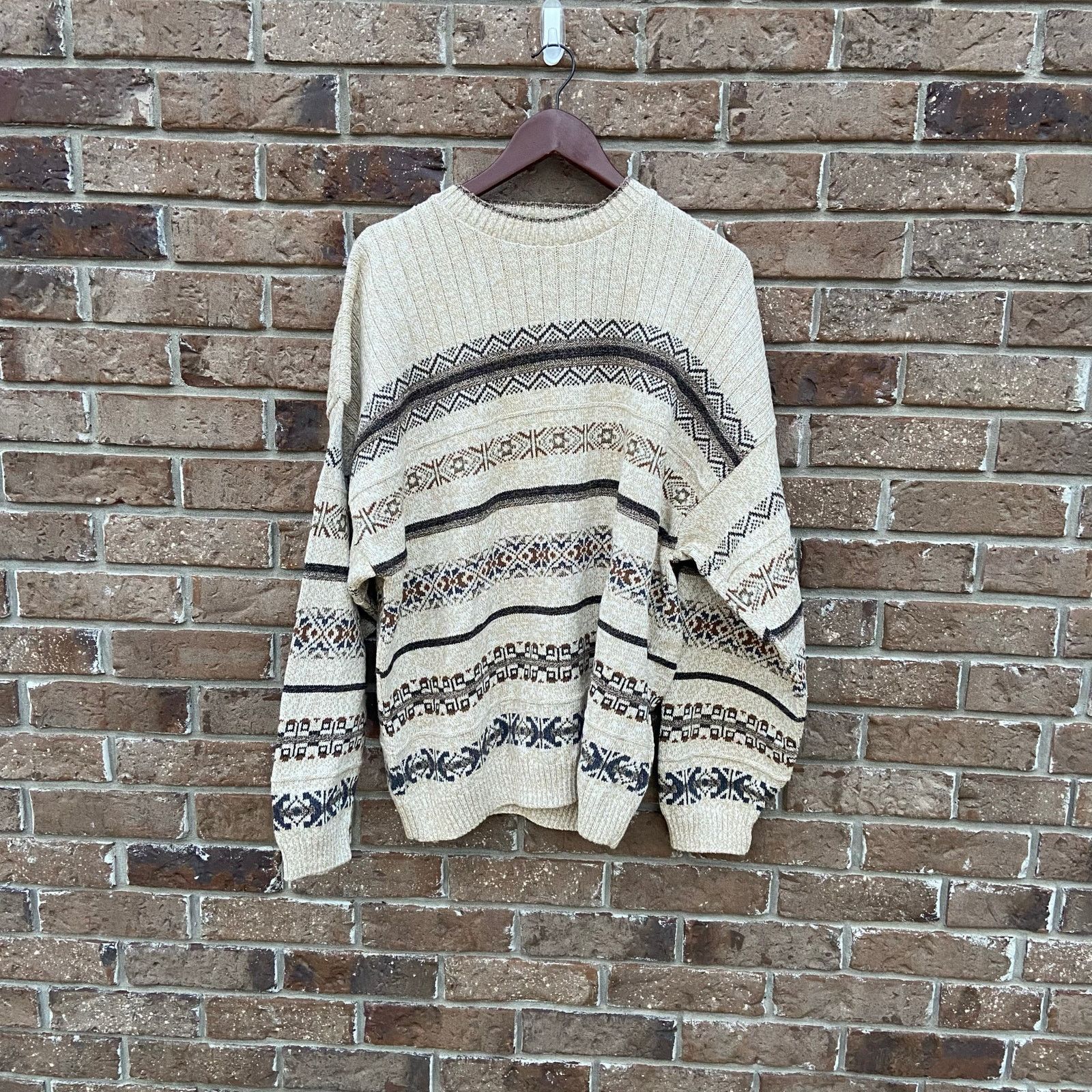 Vintage Vintage 90s St Johns Bay USA Made Knit Sweater XL Size US XL / EU 56 / 4 - 1 Thumbnail