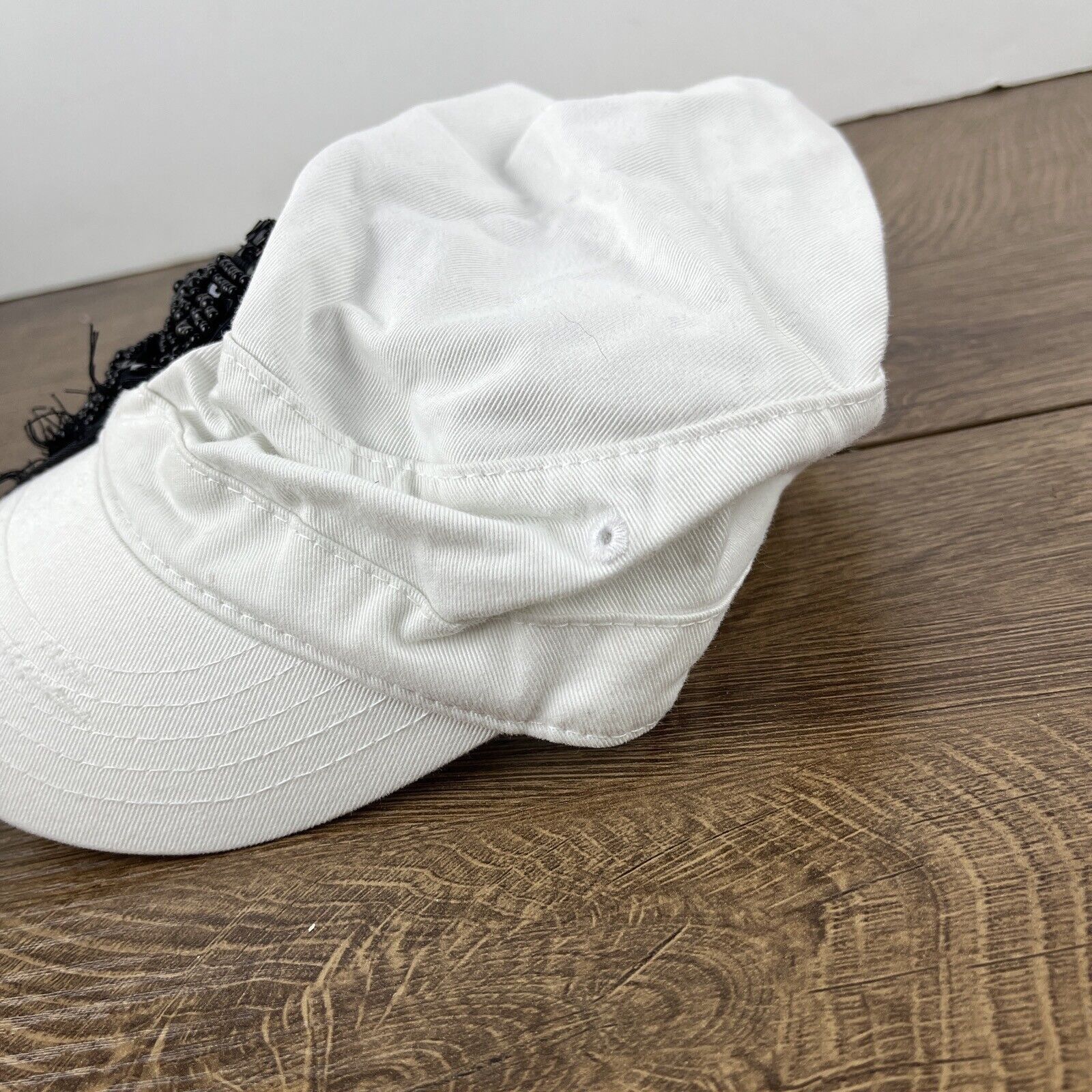 Other Bow Hat Womens Bow Hat White Hat Adjustable White Adult Size Size ONE SIZE - 9 Thumbnail