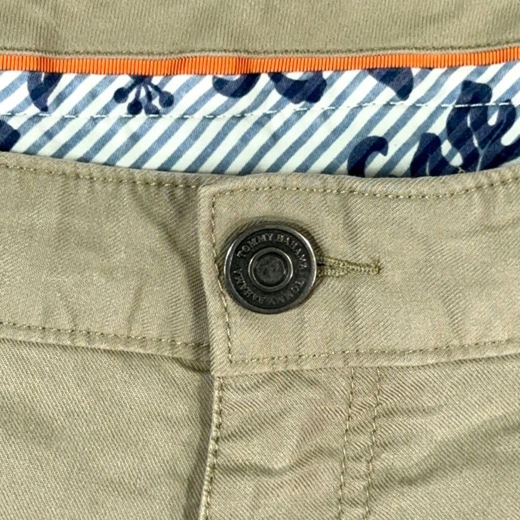 Tommy Bahama Tommy Bahama Pants Mens 38x30 Khakis Casual Stretch Straight Flat Front Brown Tan 36x30 Logo Embroidered Size US 38 / EU 54 - 4 Thumbnail